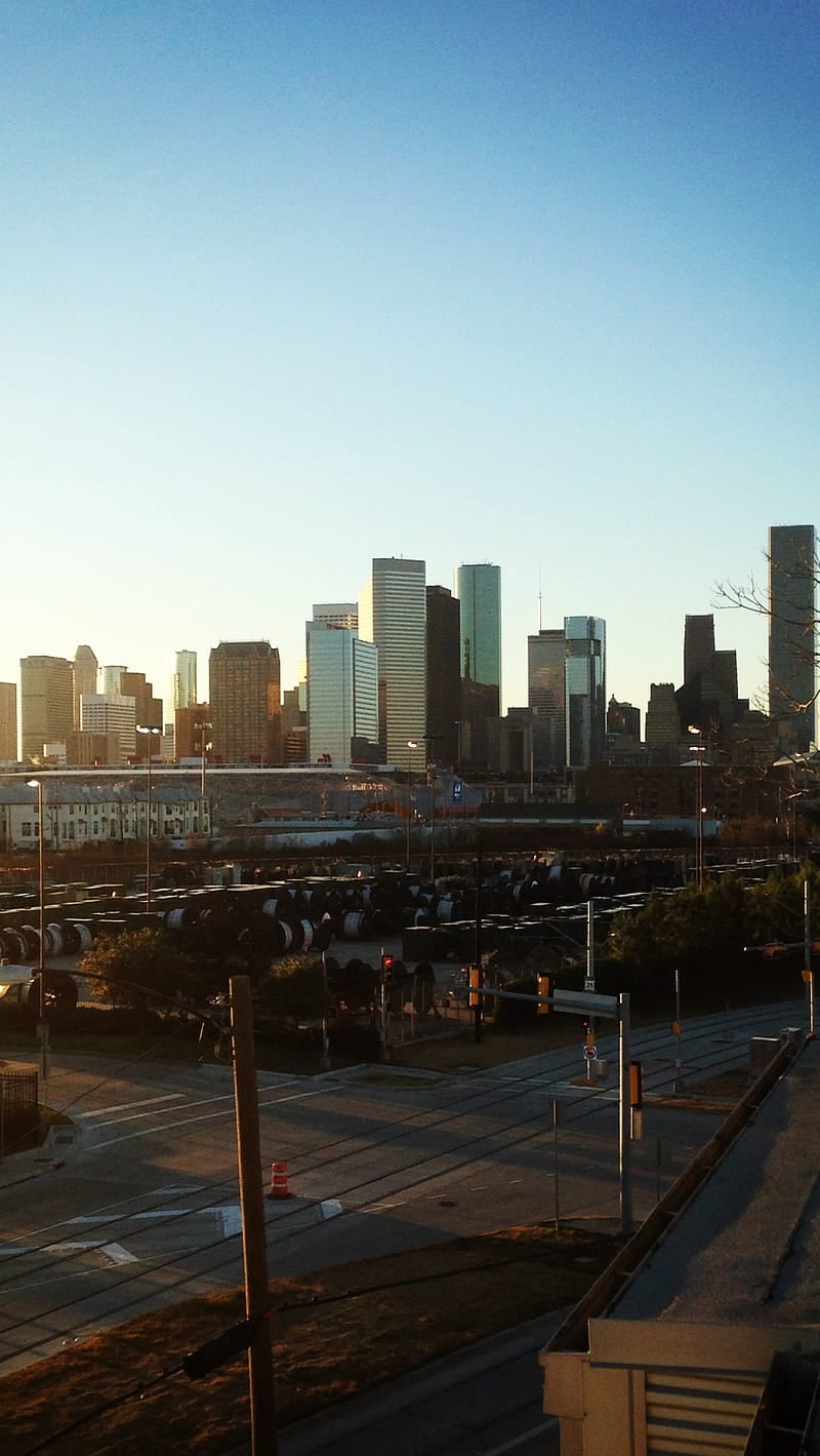 800x1419 Houston skyline, texas, HD phone wallpaper
