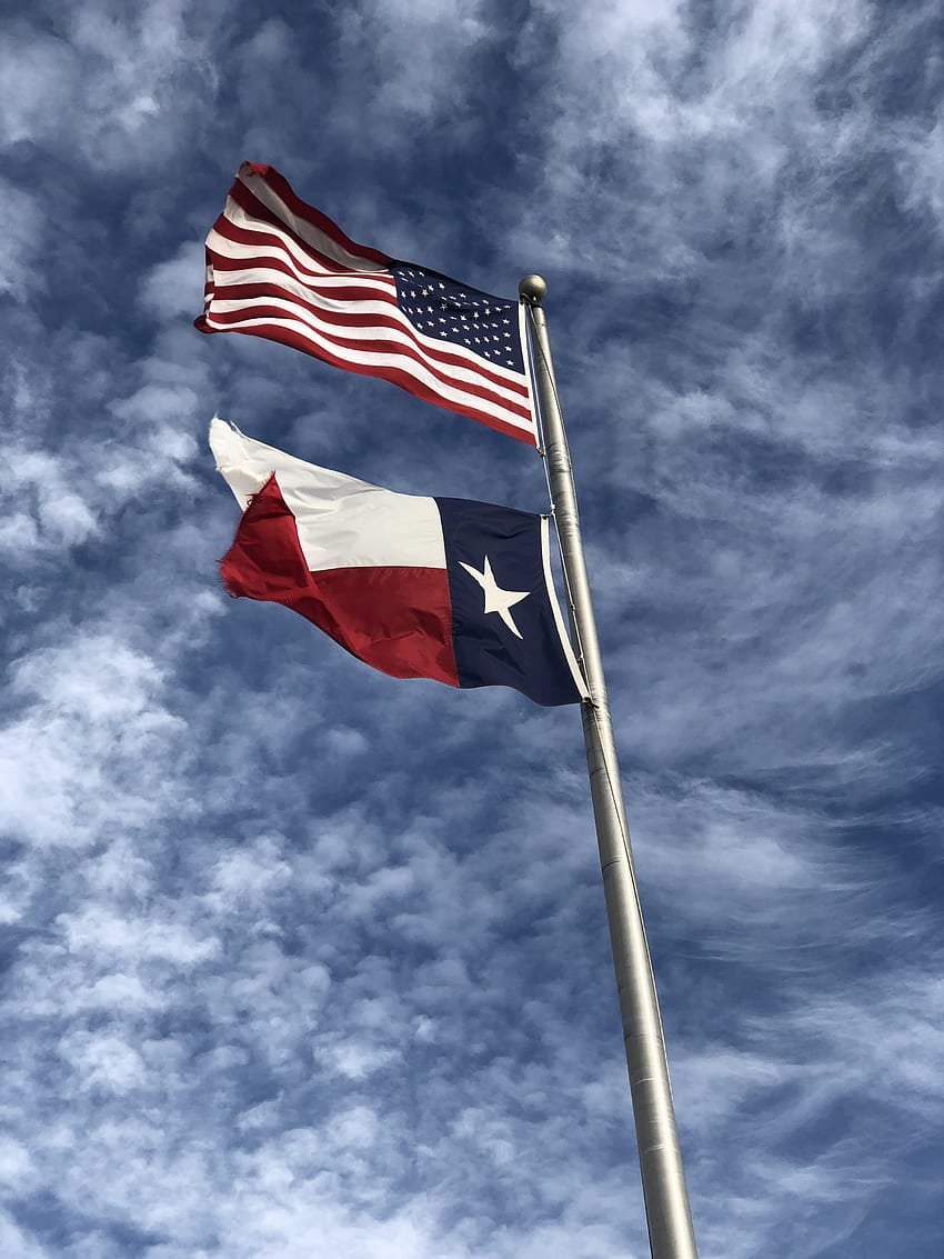 850x1133 Texas, cloud, sky, USA, flag HD phone wallpaper