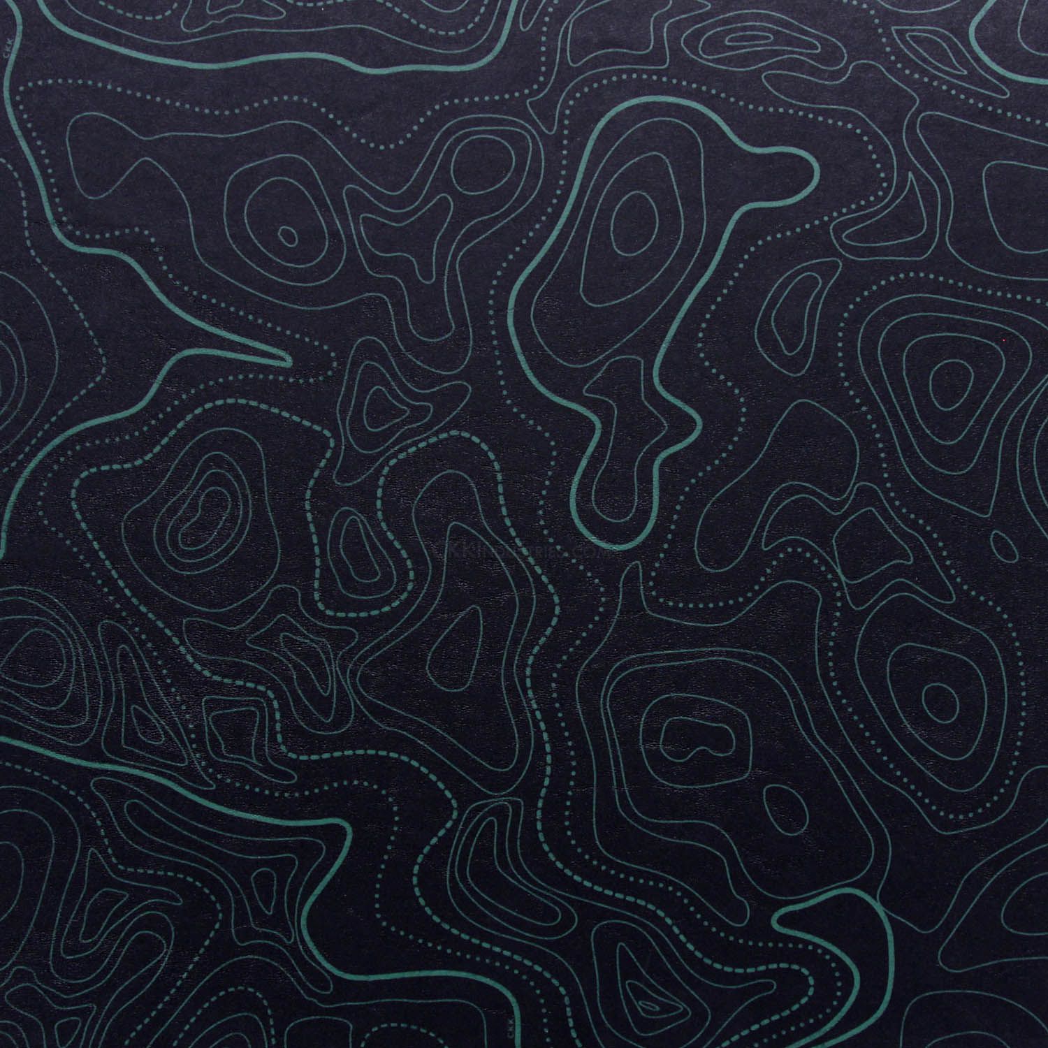 1500x1500 KYDEX® Sheet Map Green Black (Reversed) - (.080) - (1ft X 1ft)