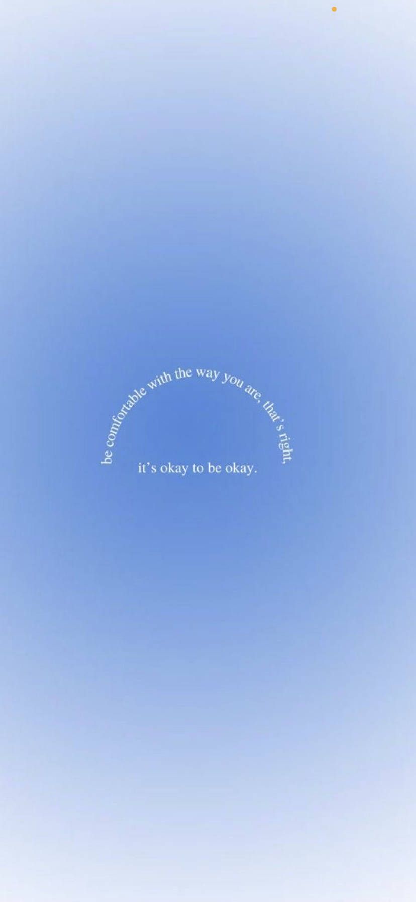 828x1792 Download It's Okay To Be Okay Aura Aesthetic Wallpaper