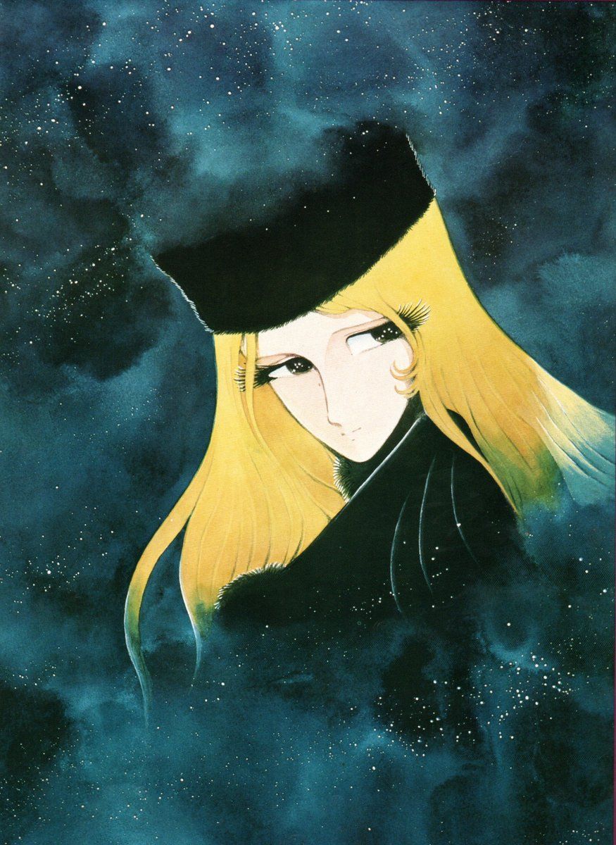 875x1200 Full Page Spreads Of Maetel And Emeraldas. Might Make A Nice Phone Wallpaper! #galaxyexpress999 #queenmillennia #leijimatsumoto #銀河鉄道999