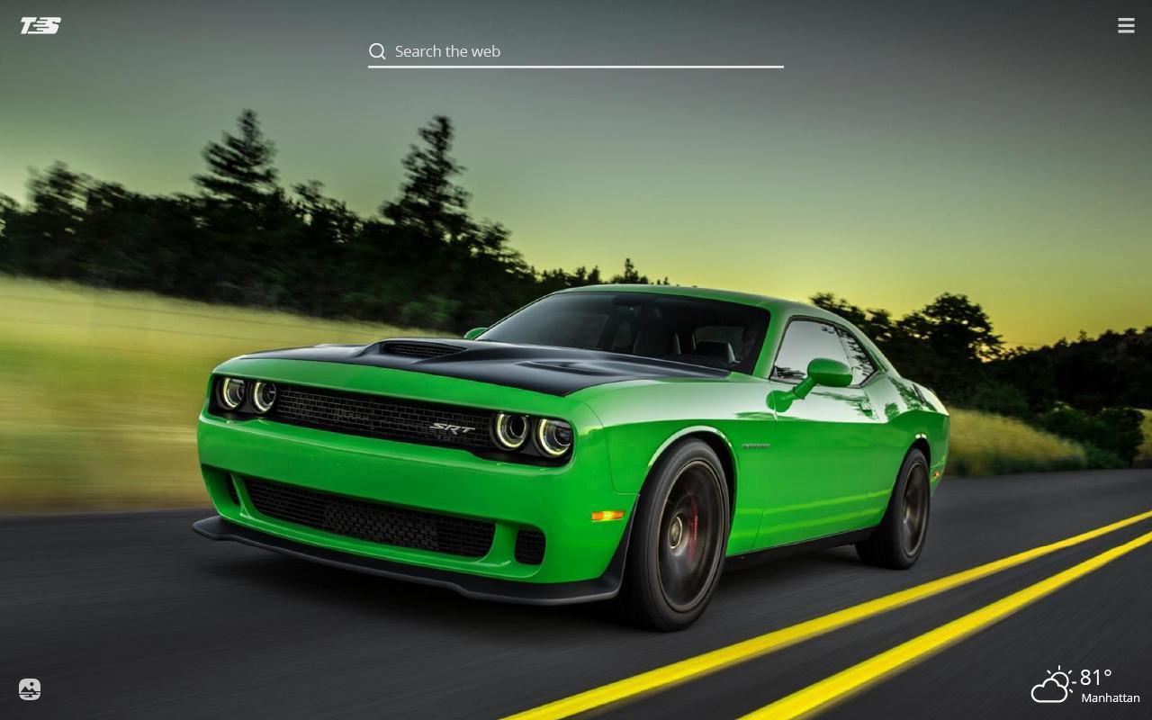 1280x800 Dodge Challenger SRT Hellcat HD Wallpaper Speed Motors