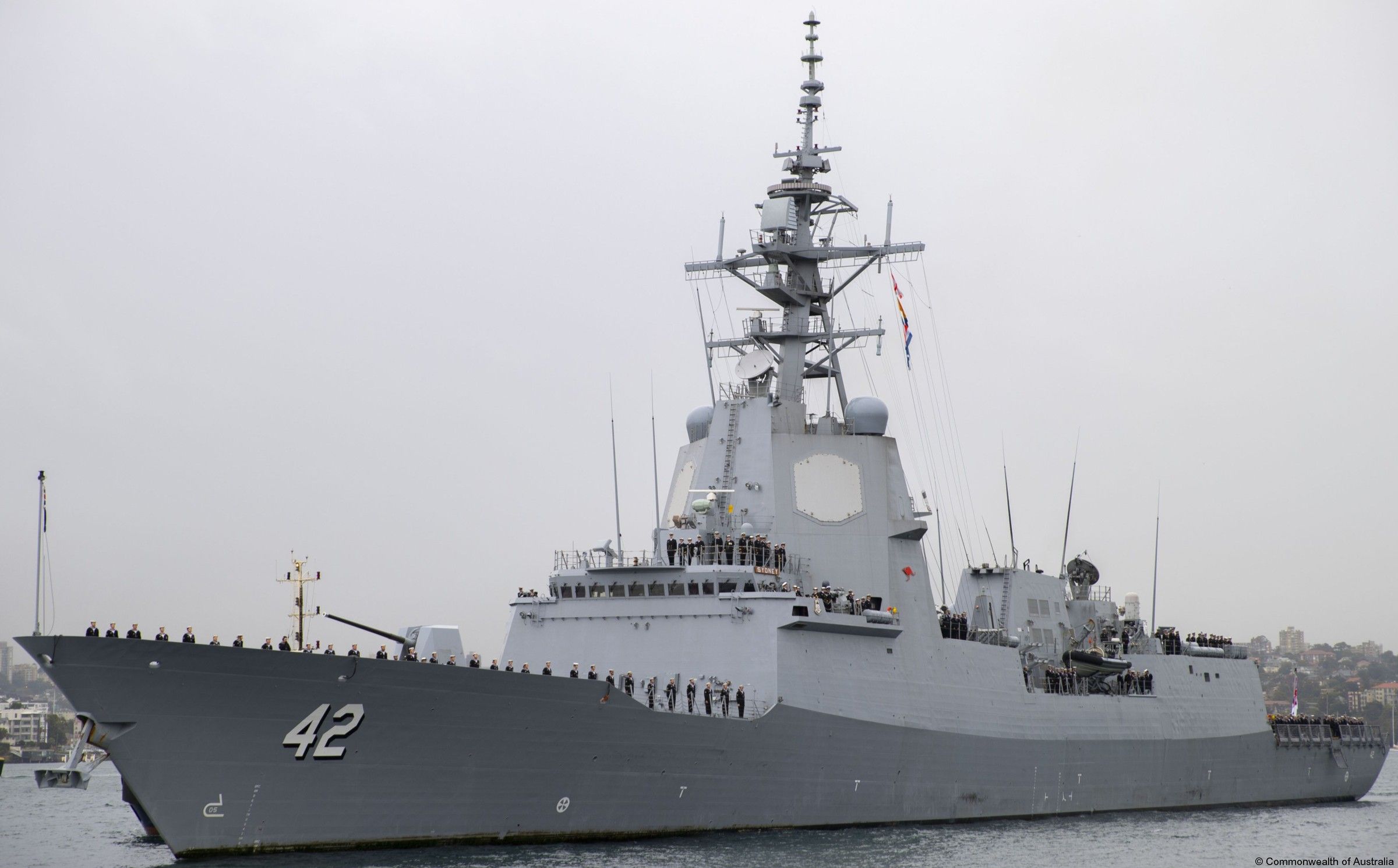 2400x1491 DDGH 42 HMAS Sydney Missile Destroyer Royal Australian Navy