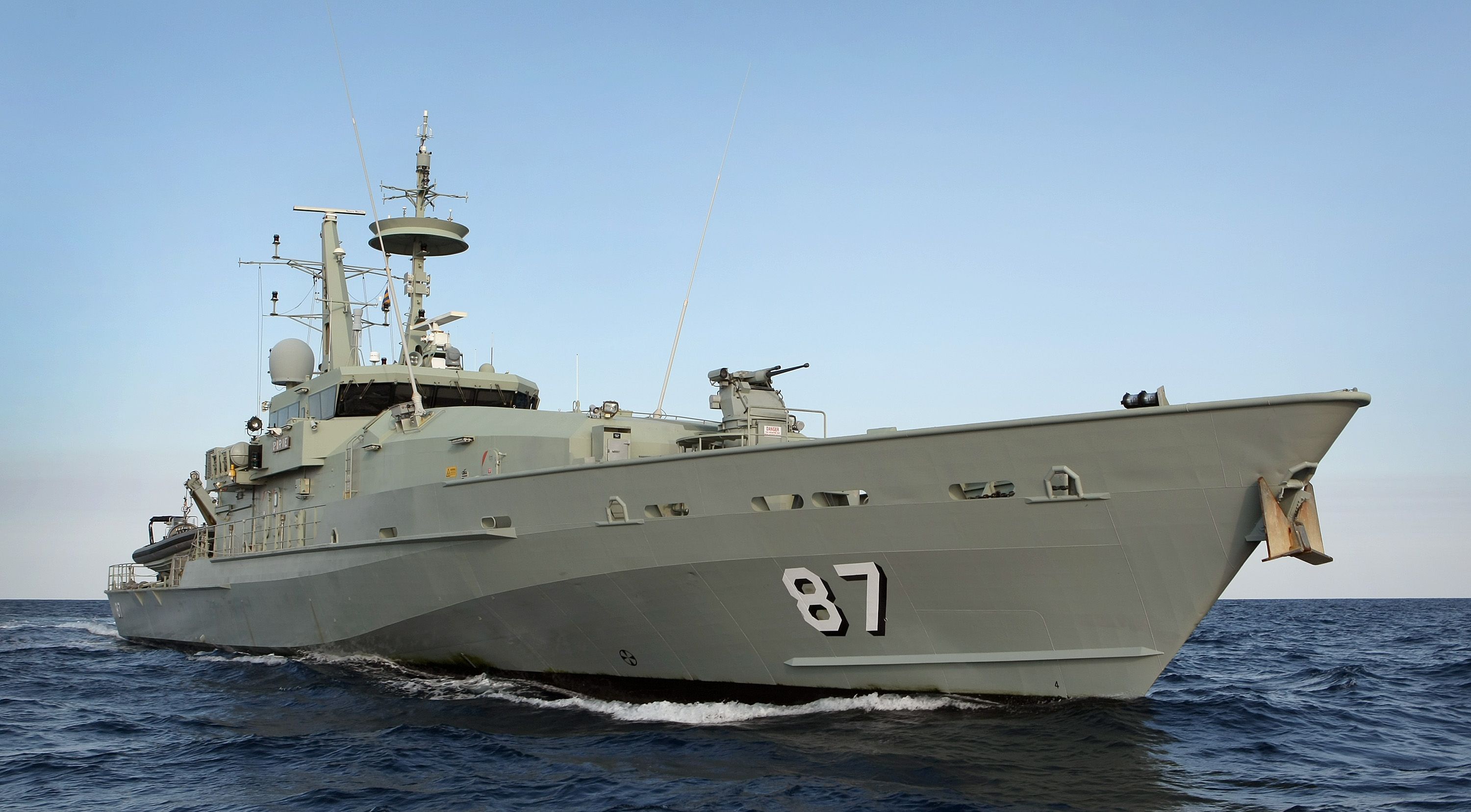 3000x1658 Wallpaper Royal Australian Navy, Patrol boat type Armidale, HMAS Pirie (ACPB 87) for mobile and desktop, section оружие, resolution 3000x1658