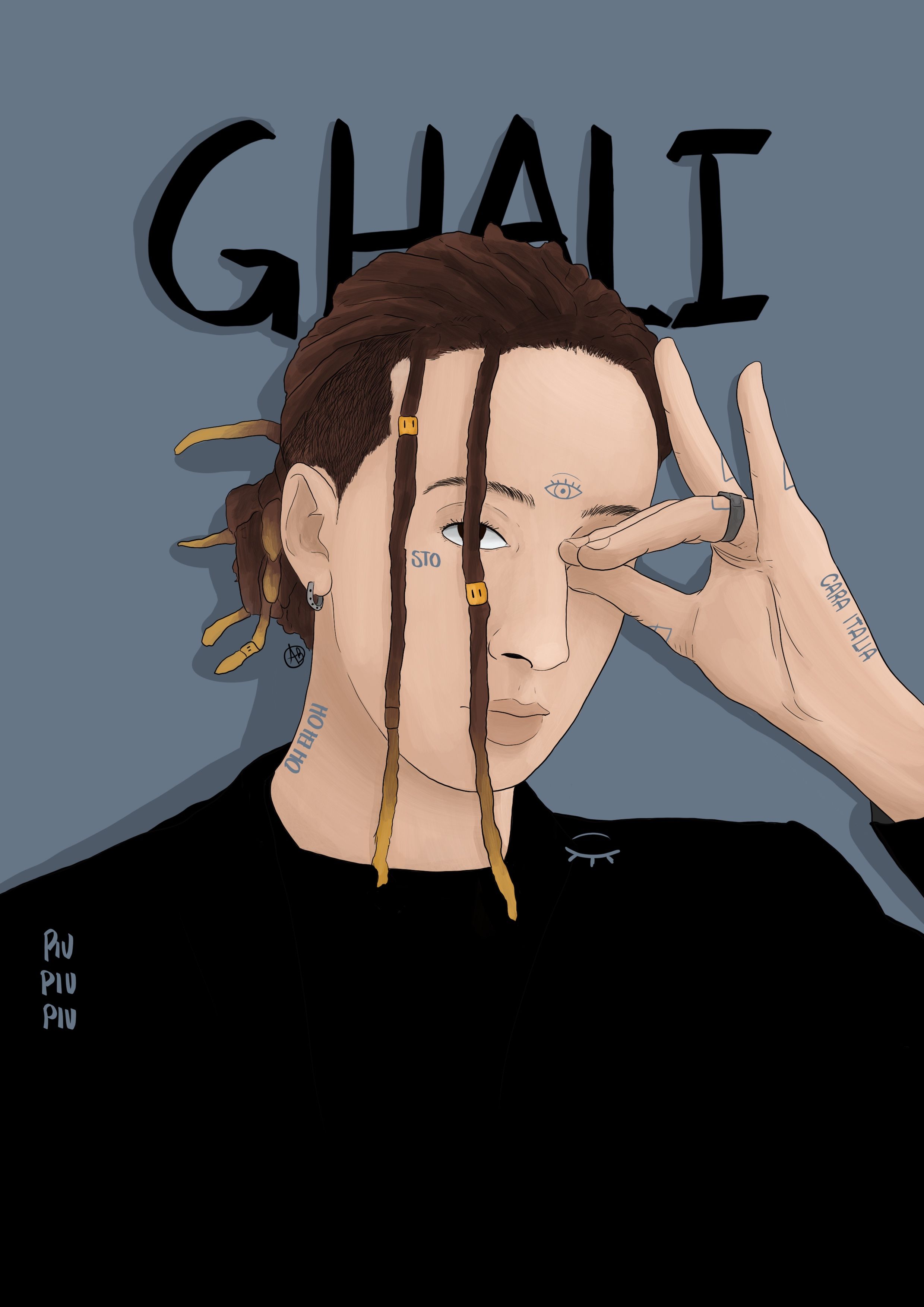 2480x3508 Ghali ideas. singer, rap, pretty boys