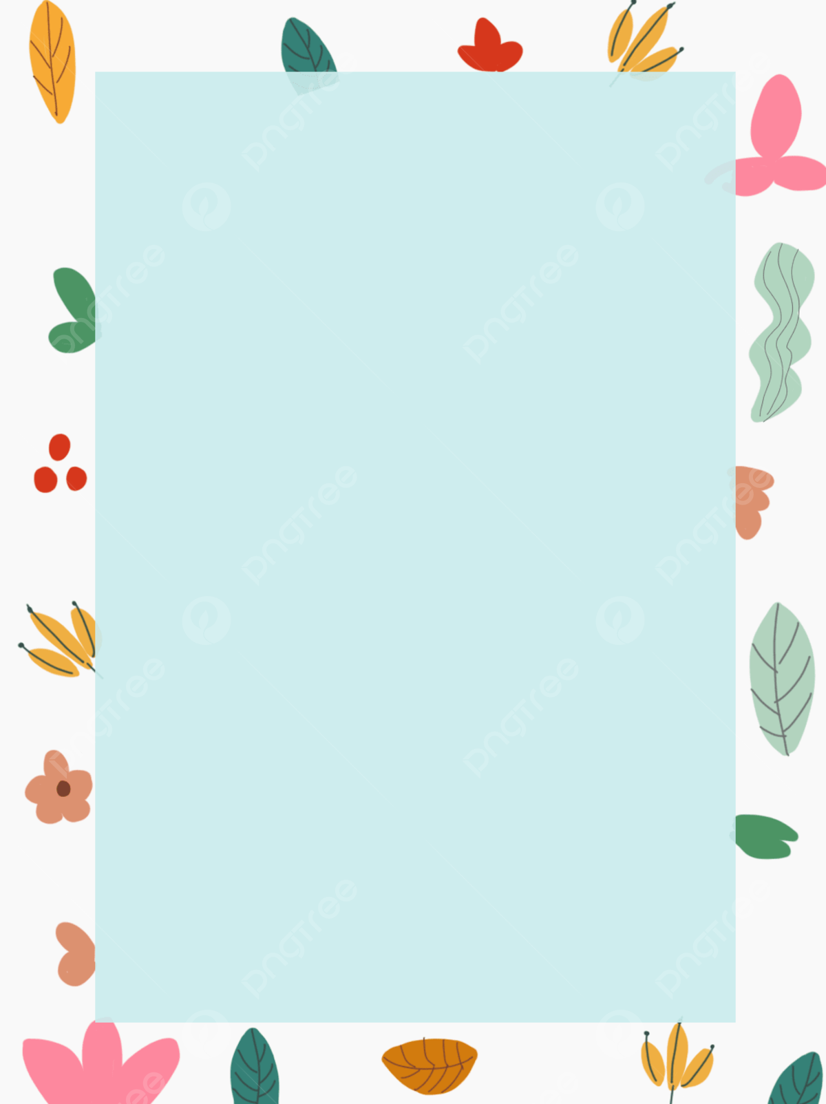 1200x1604 Cute Cartoon Border Background Wallpaper Image For Free Download