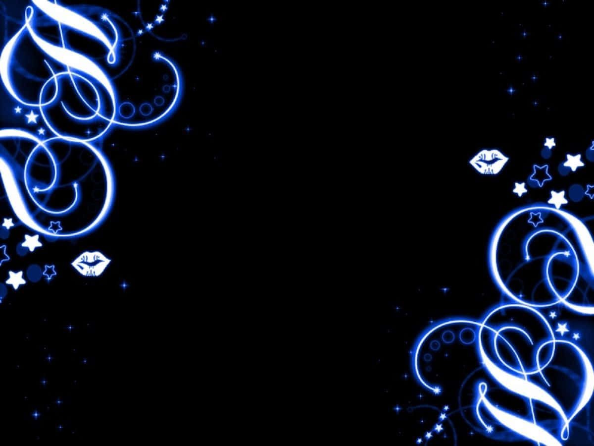 1200x900 Download Dark Cute Border Curly Design Wallpaper