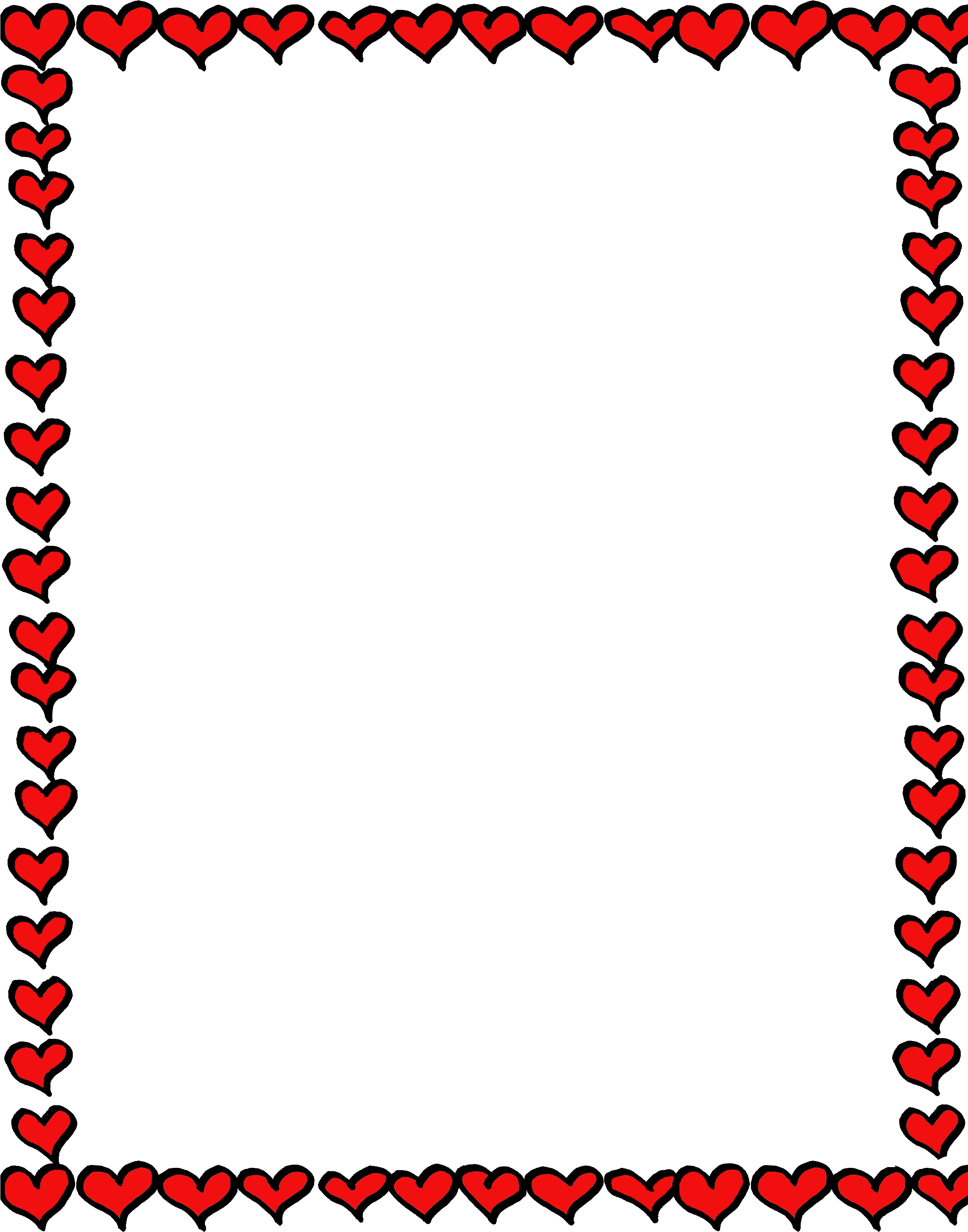 2551x3246 Download Cute Borders Png Art PNG Image with No Background