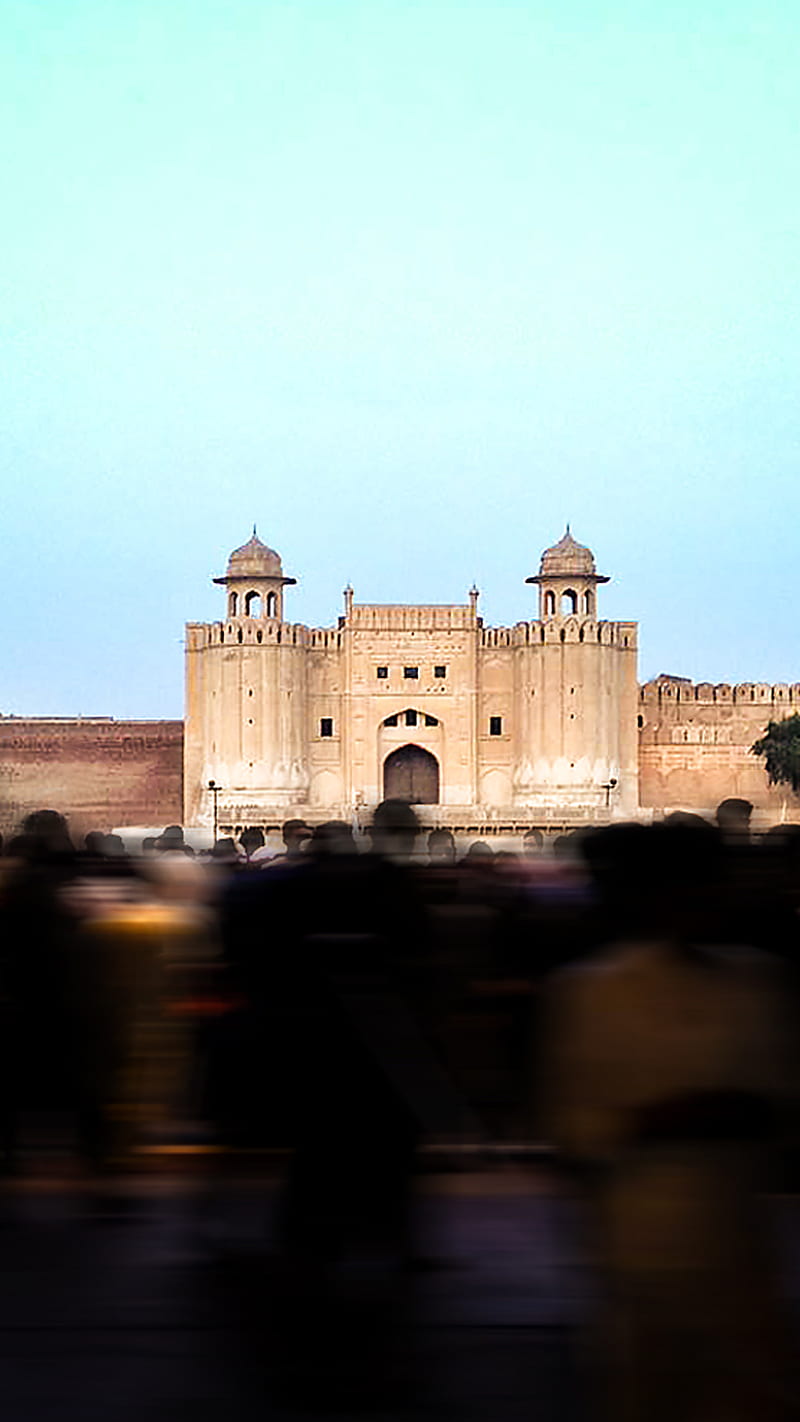 800x1422 The Fort Lahore, fort, lahore, shahi, qilla, pakistan, punjab, place, evening, HD phone wallpaper