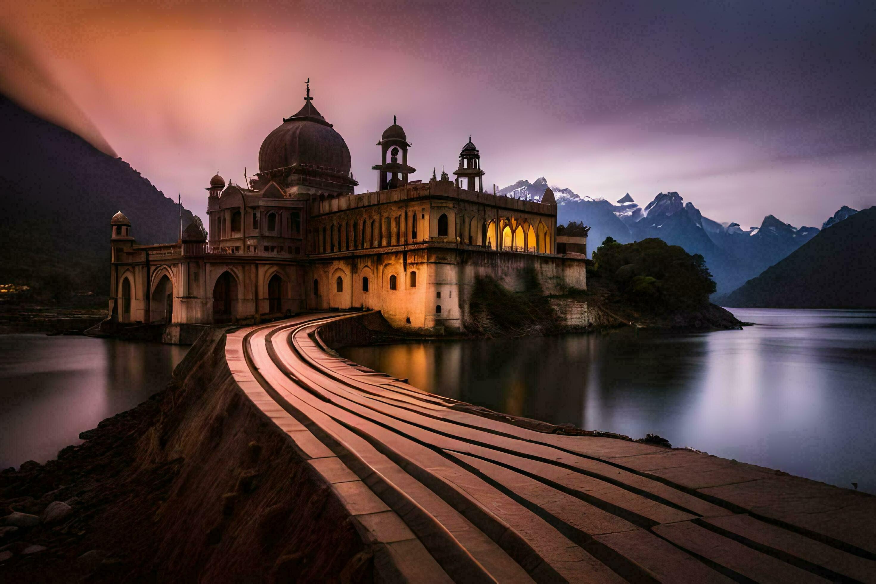 2940x1960 The Beautiful Architecture Of The Lahore Fort. AI Generated