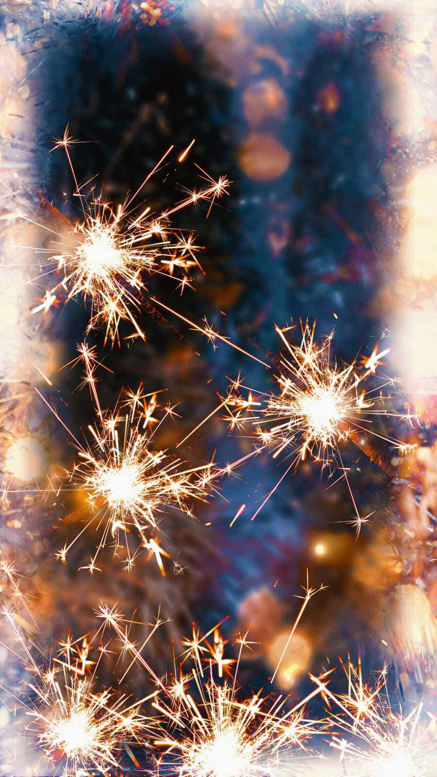 900x1600 Download Dazzling Sparkler Stick Fireworks Phone Wallpaper