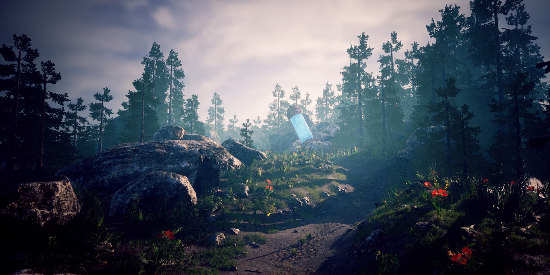 1920x960 Sci Fi Forest
