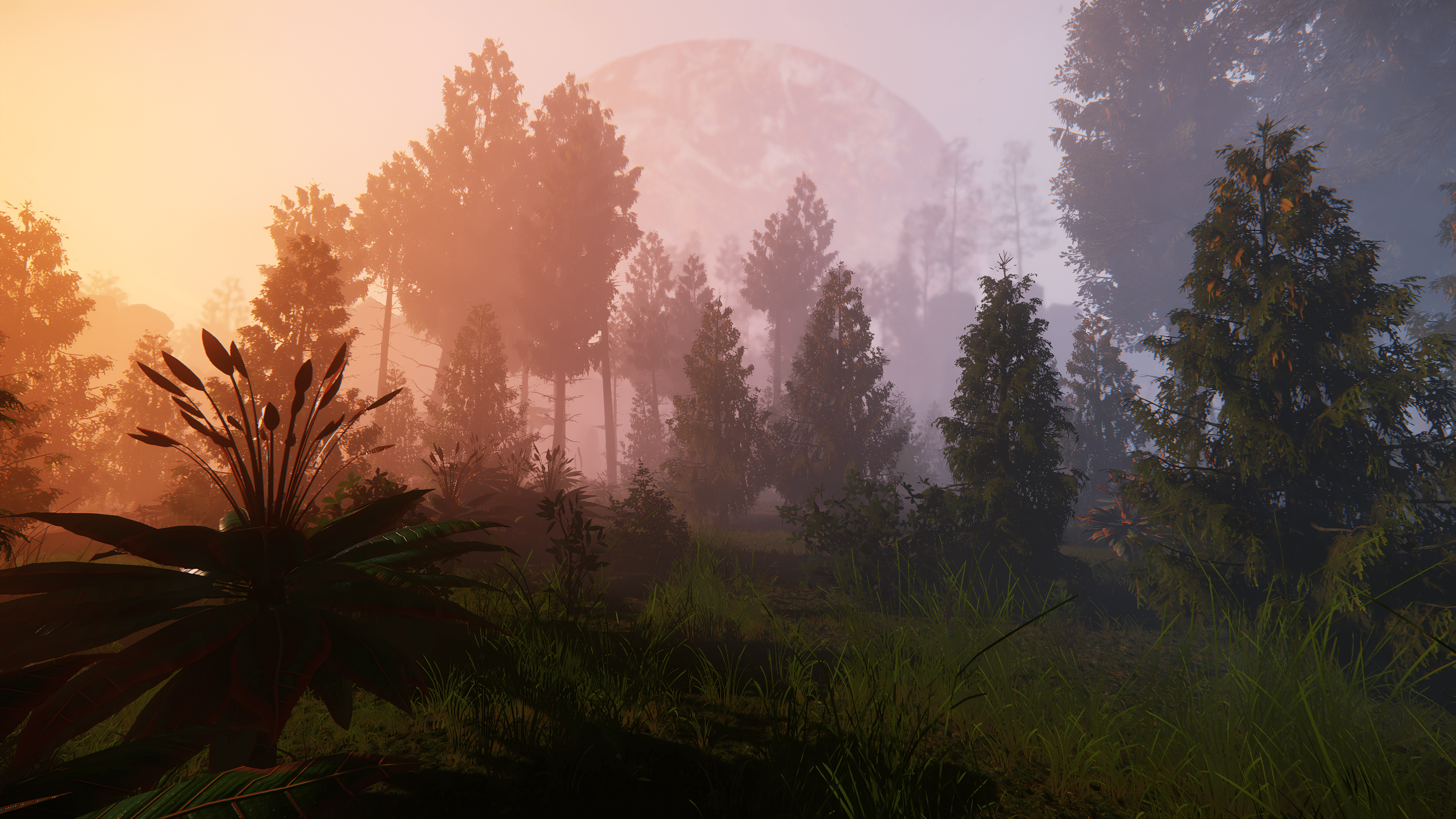 3840x2160 Sci Fi Forest From My Indie Game. [3840x2160]