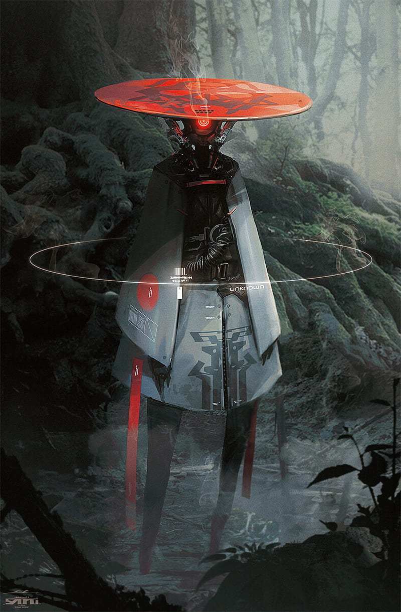 800x1219 HD science fiction forest wallpaper