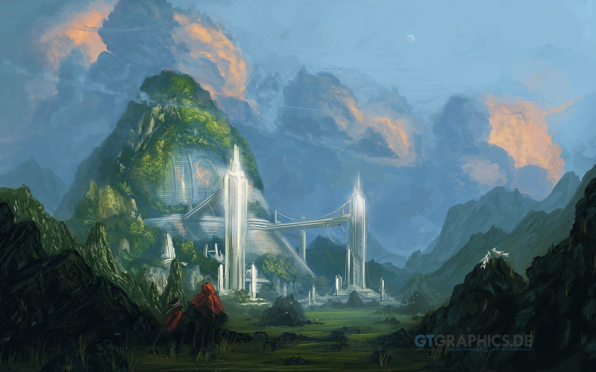 1920x1200 Sci Fi Landscape Wallpaper