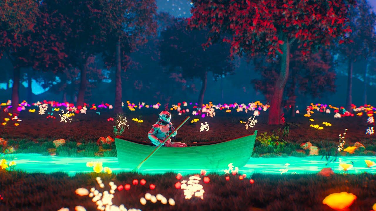 1280x720 Hours Loop. Ambient Fantasy Sci Fi Forest Ultra HD