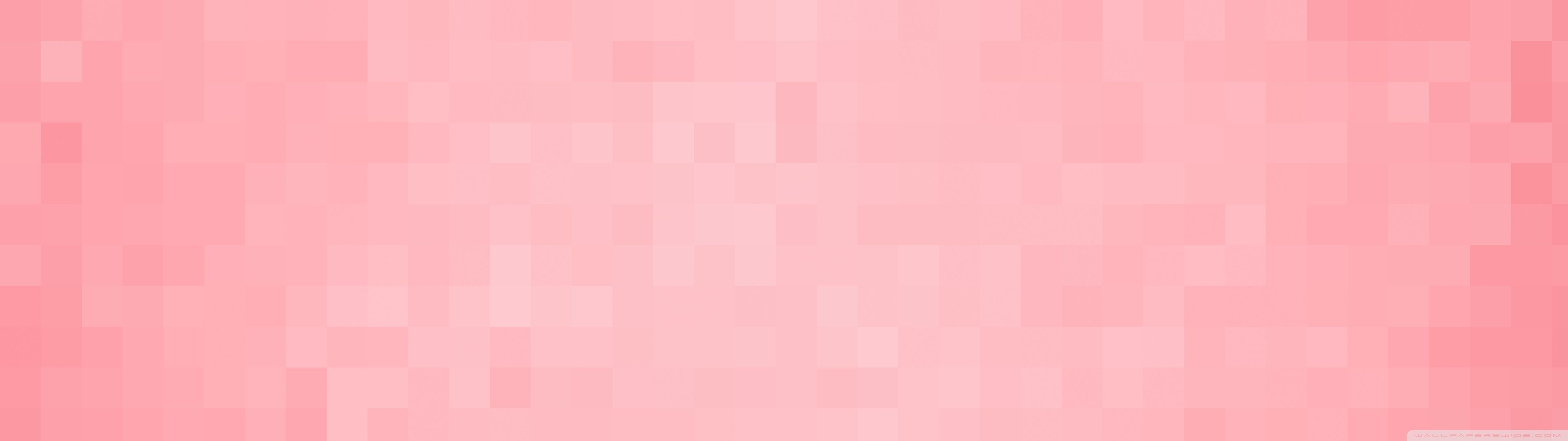 3840x1080 Light Pink Pixels Background 4K UHD Wallpaper for UltraHD Desktop and TV : Dual and Triple Monitor : Smartphone and Tablet Devices
