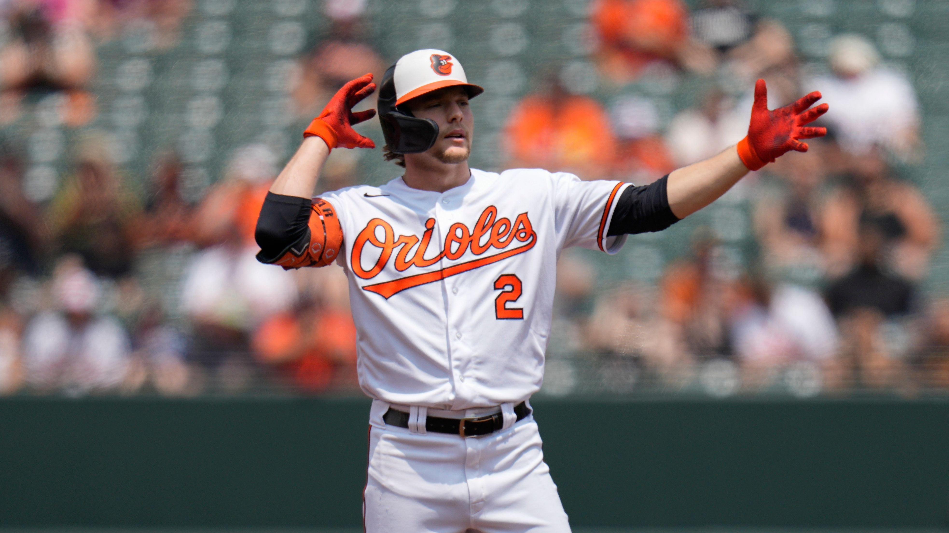 3933x2212 Orioles rookie Gunnar Henderson named American League Player of the Week after batting .526