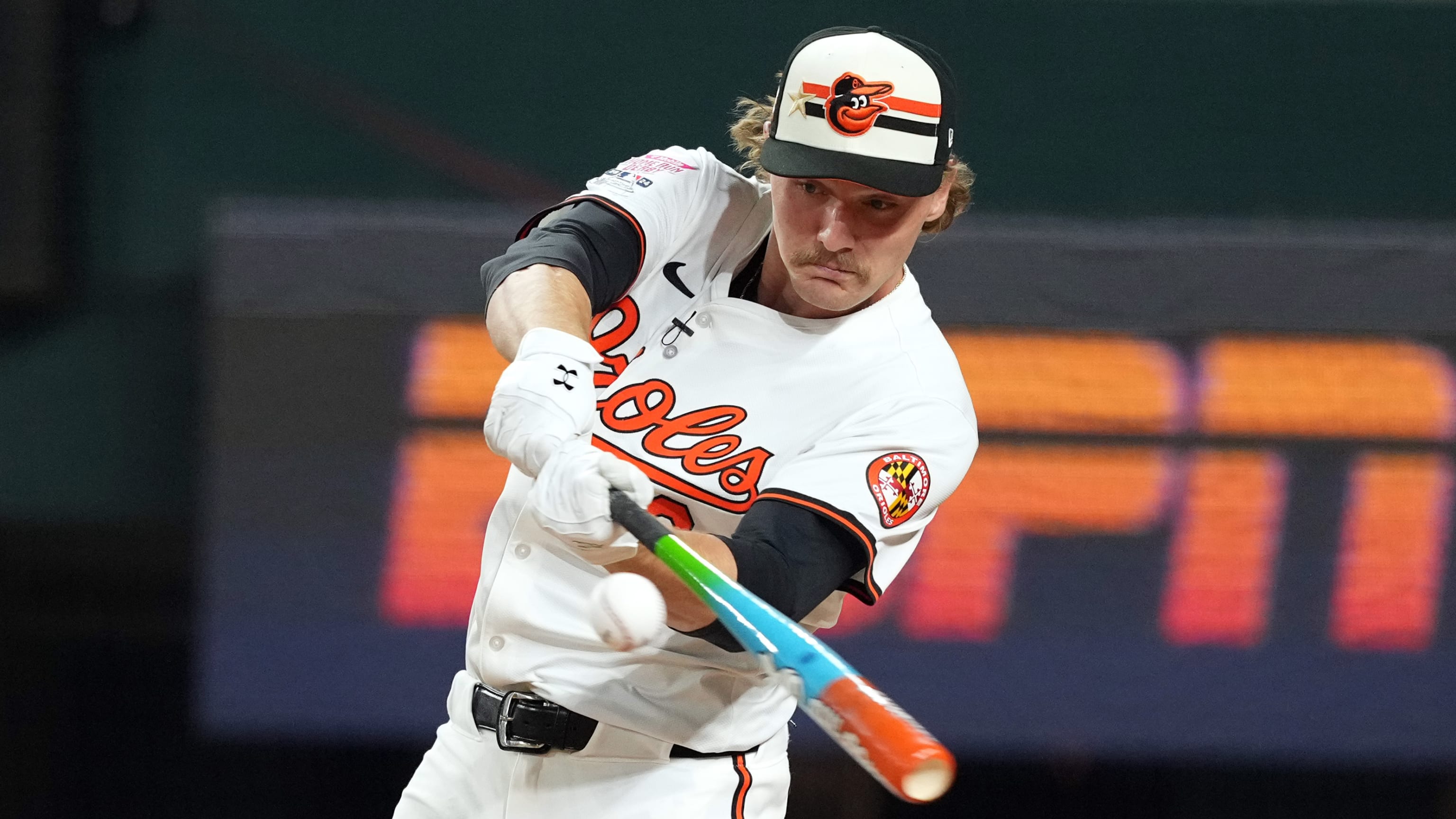 3072x1728 Gunnar Henderson Shows Off Scooby Doo Bat, Impression At Home Run Derby