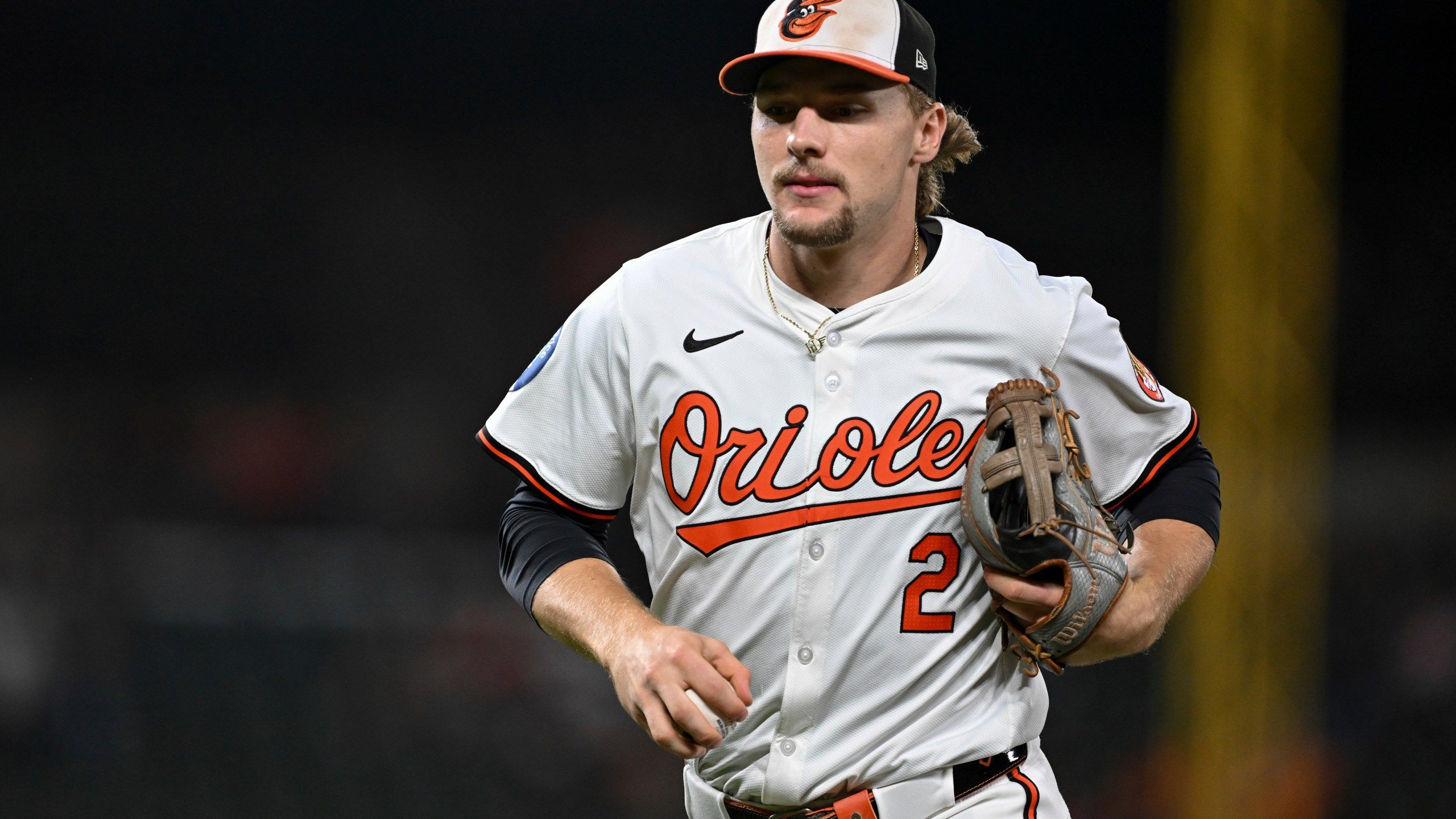 2560x1440 Orioles SS Gunnar Henderson will miss the start of the season because of an intercostal strain