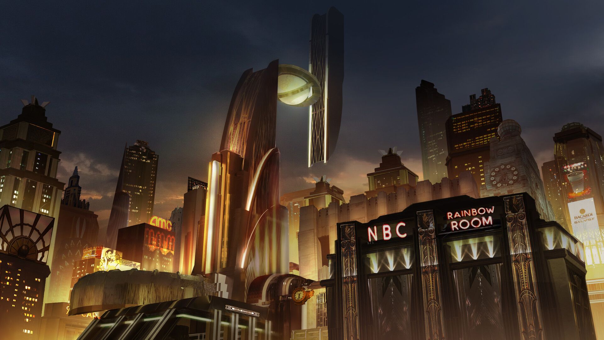 1920x1080 Decopunk City