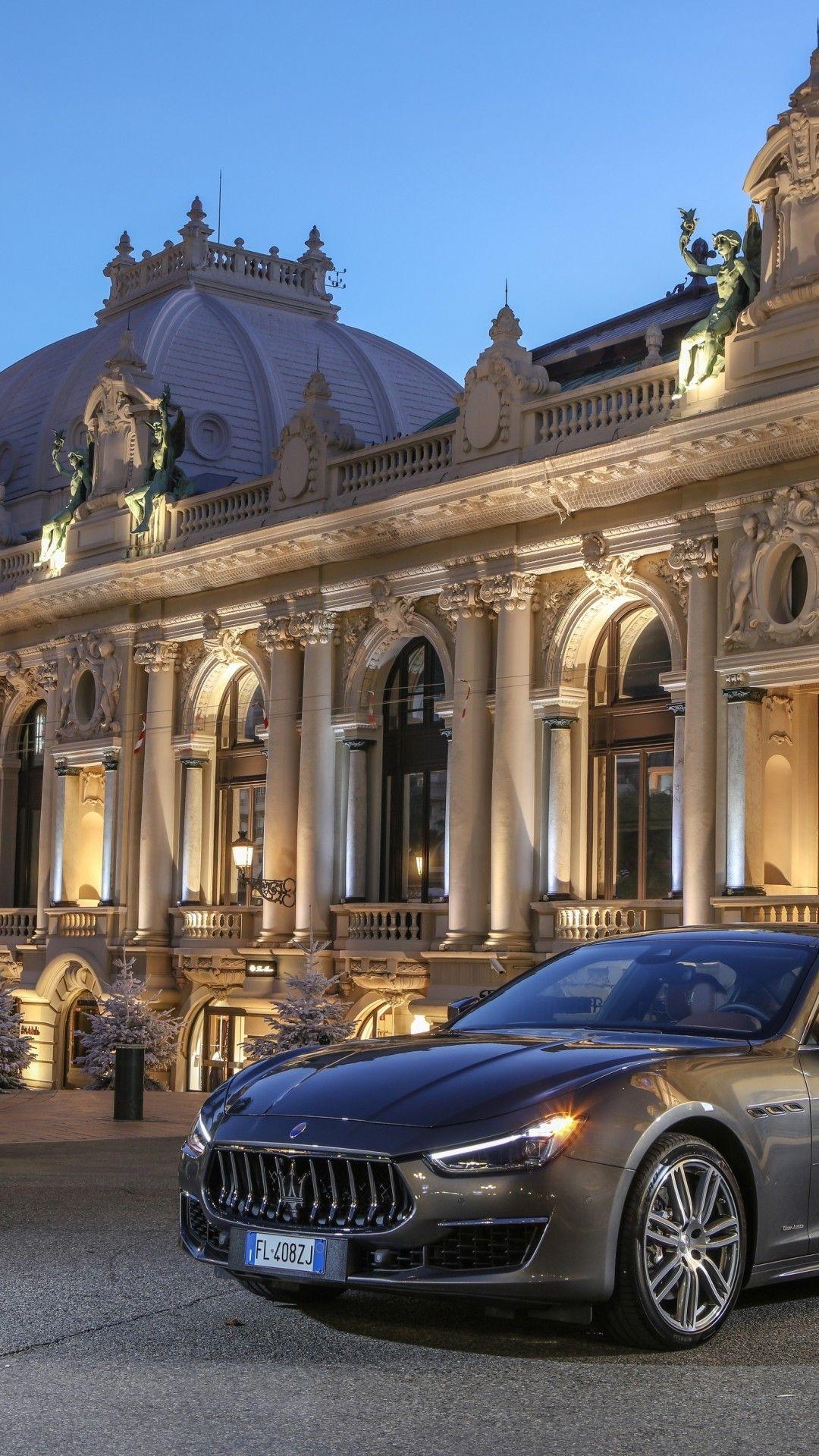 1080x1920 Download 1080x1920 Maserati Ghibli, Luxury Cars, Building