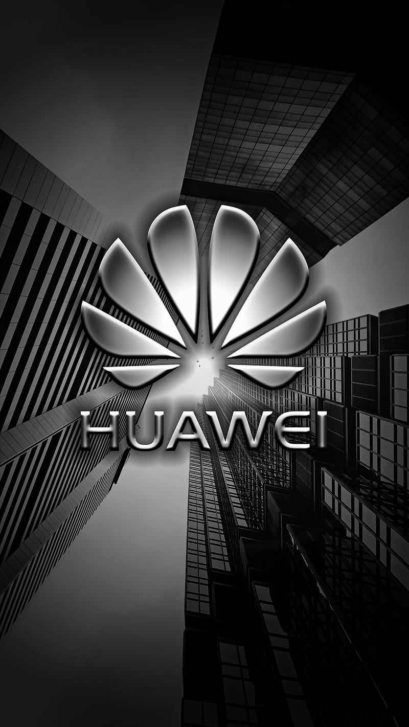 800x1422 Huawei Premium Metal, black, chrome, dark, huawei, metal, night, premium, white, HD phone wallpaper