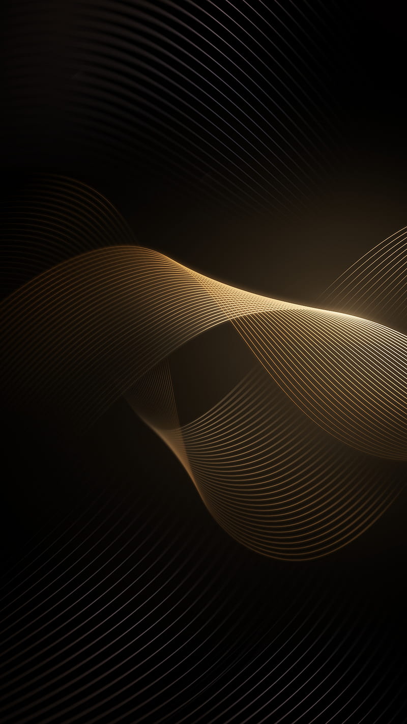 800x1422 Abstract, black, gold, huawei, light, lines, pattern, samsung, spiral, stoche, HD phone wallpaper