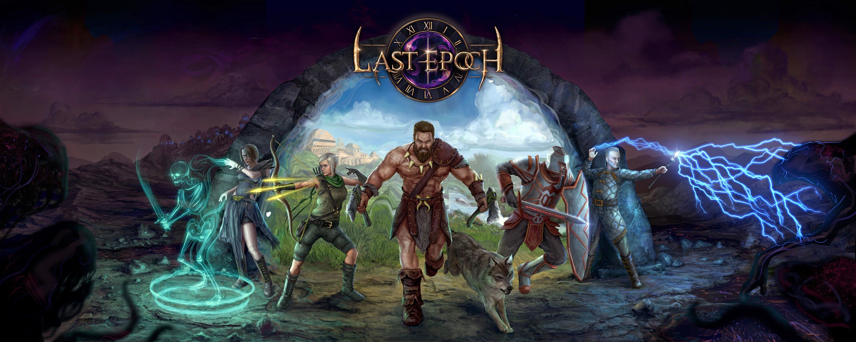 3000x1200 Here's some Last Epoch art featuring the five base classes!