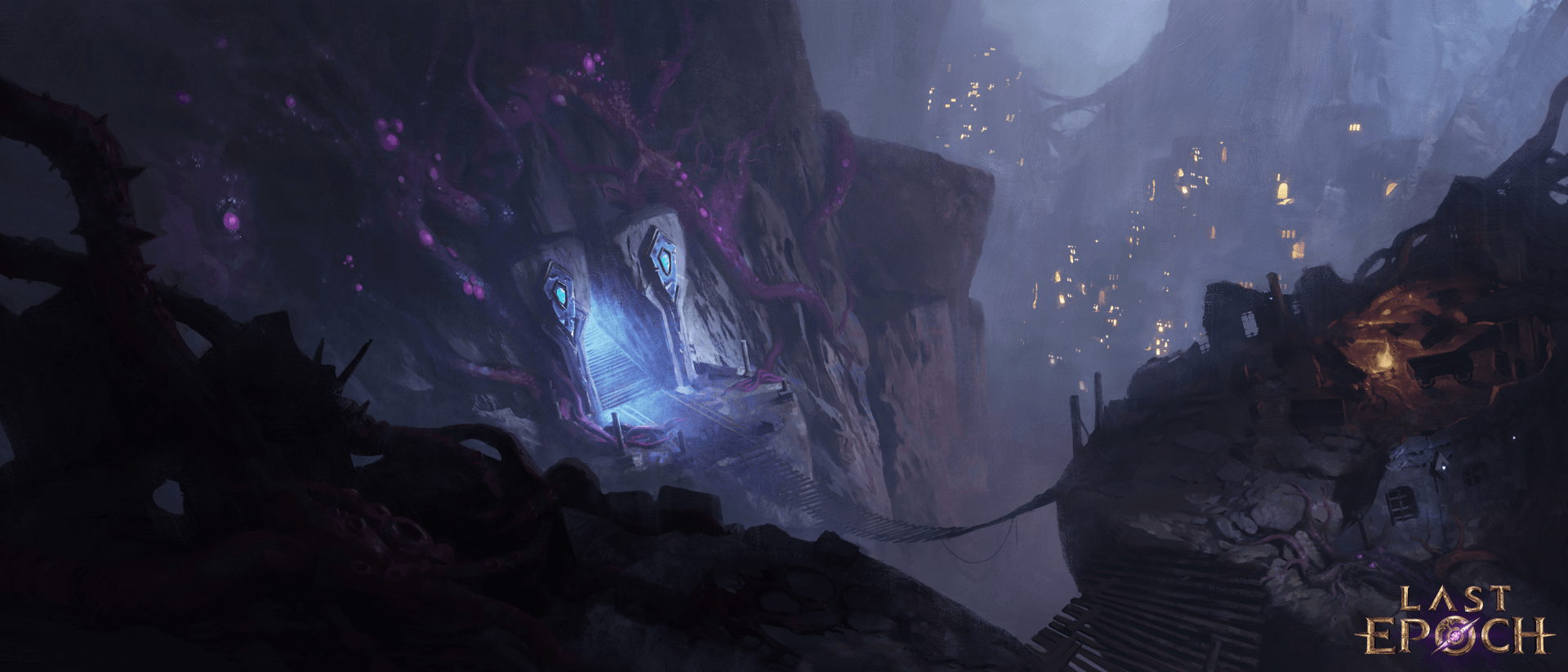 1920x823 Last Epoch Game Mystical Landscape HD Wallpaper