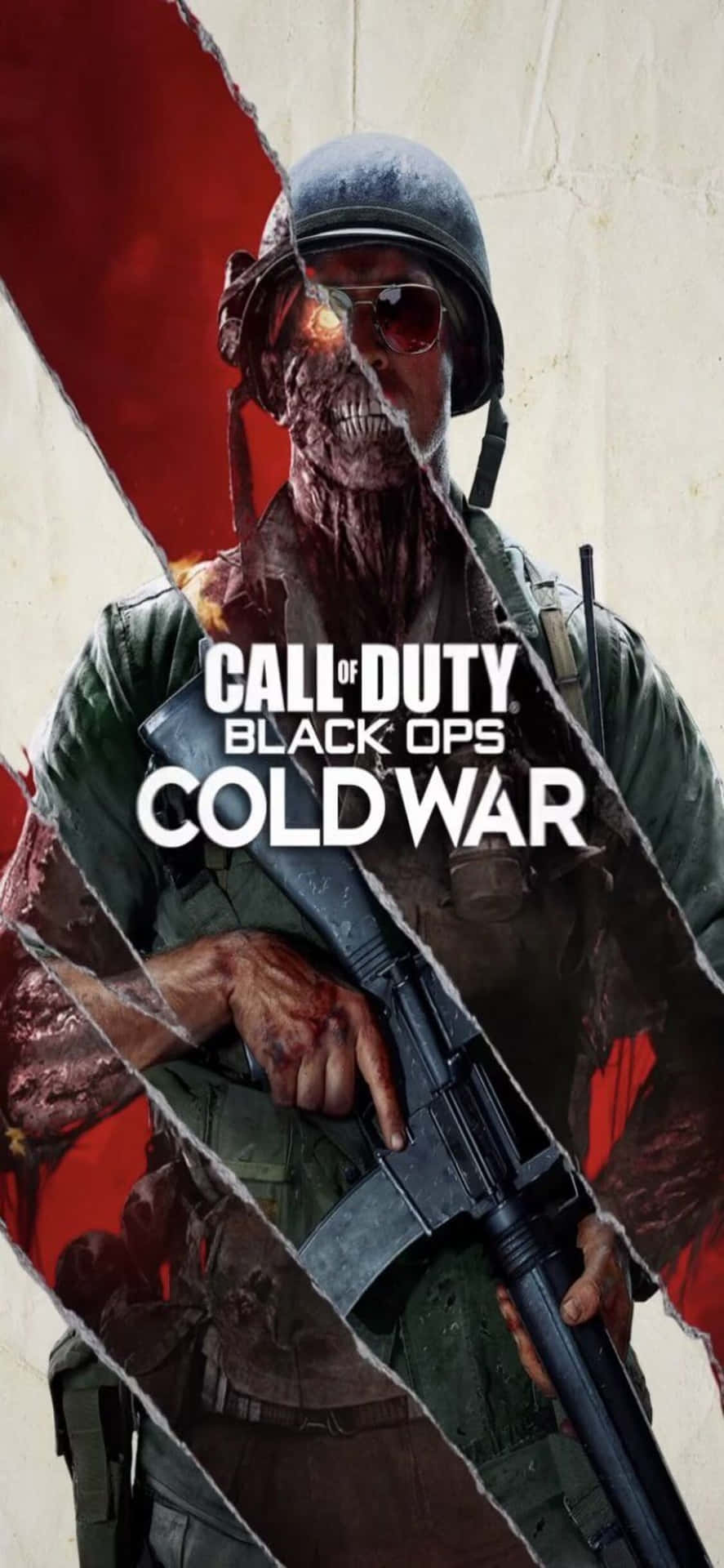 887x1920 Download iPhone Xs Call Of Duty Black Ops Cold War Zombies Poster Background
