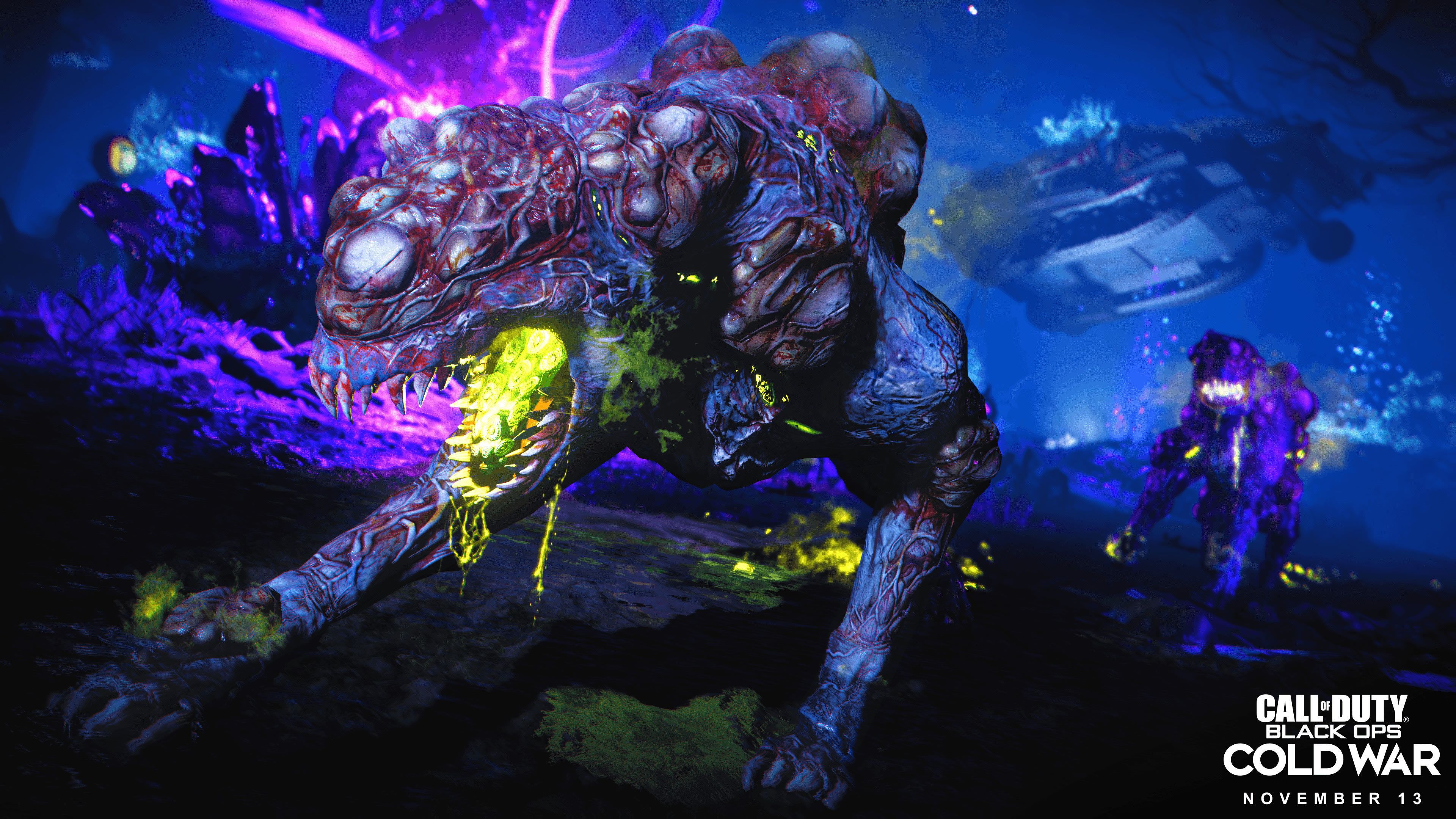 3840x2160 Black Ops Cold War 4K: Dark Aether Beast Wallpaper