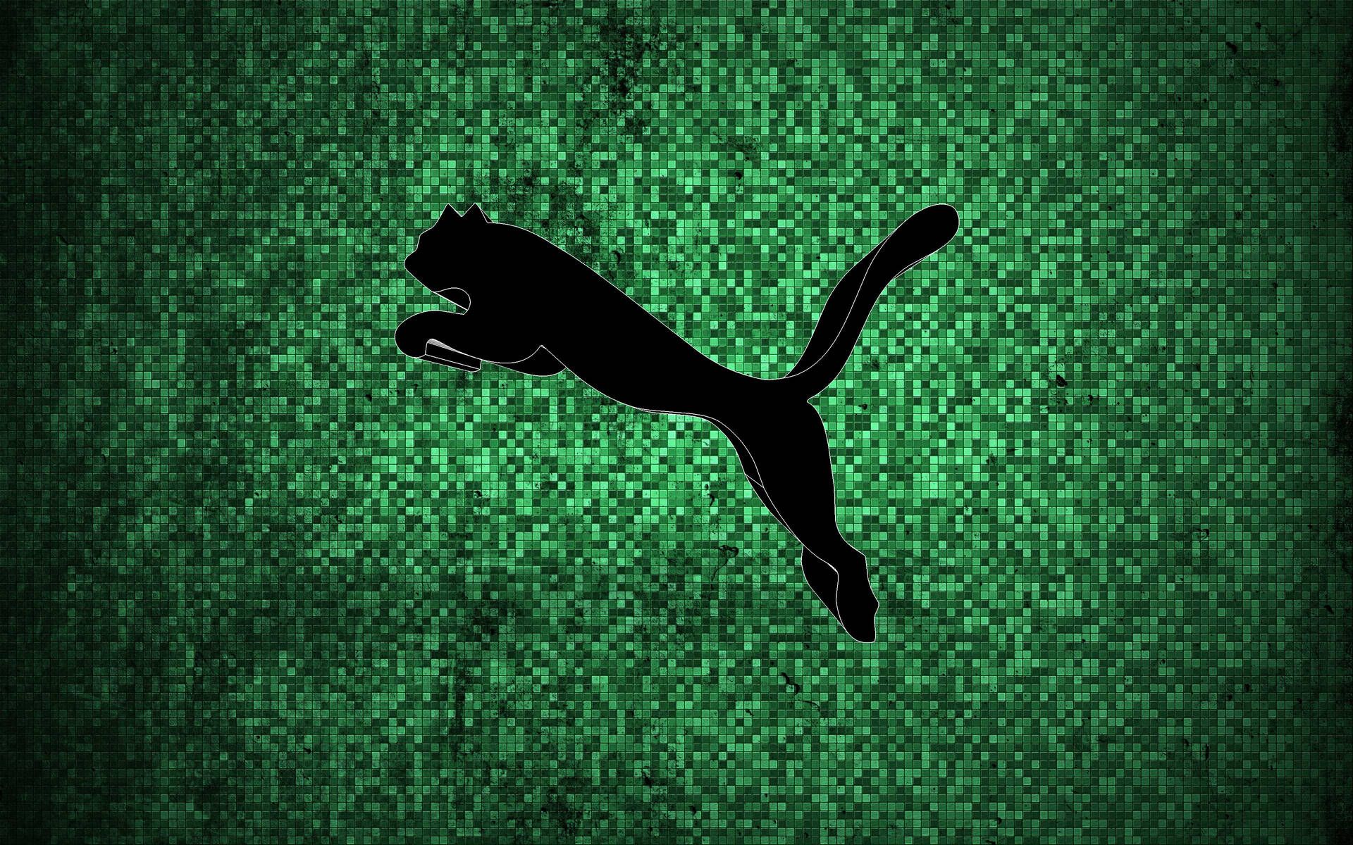1920x1200 Download Green Puma 3D Wallpaper