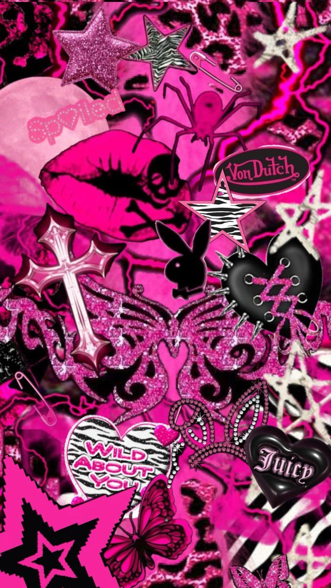 675x1200 Pink y2k wallpaper. Hot pink wallpaper, 2000s wallpaper, Blue wallpaper iphone
