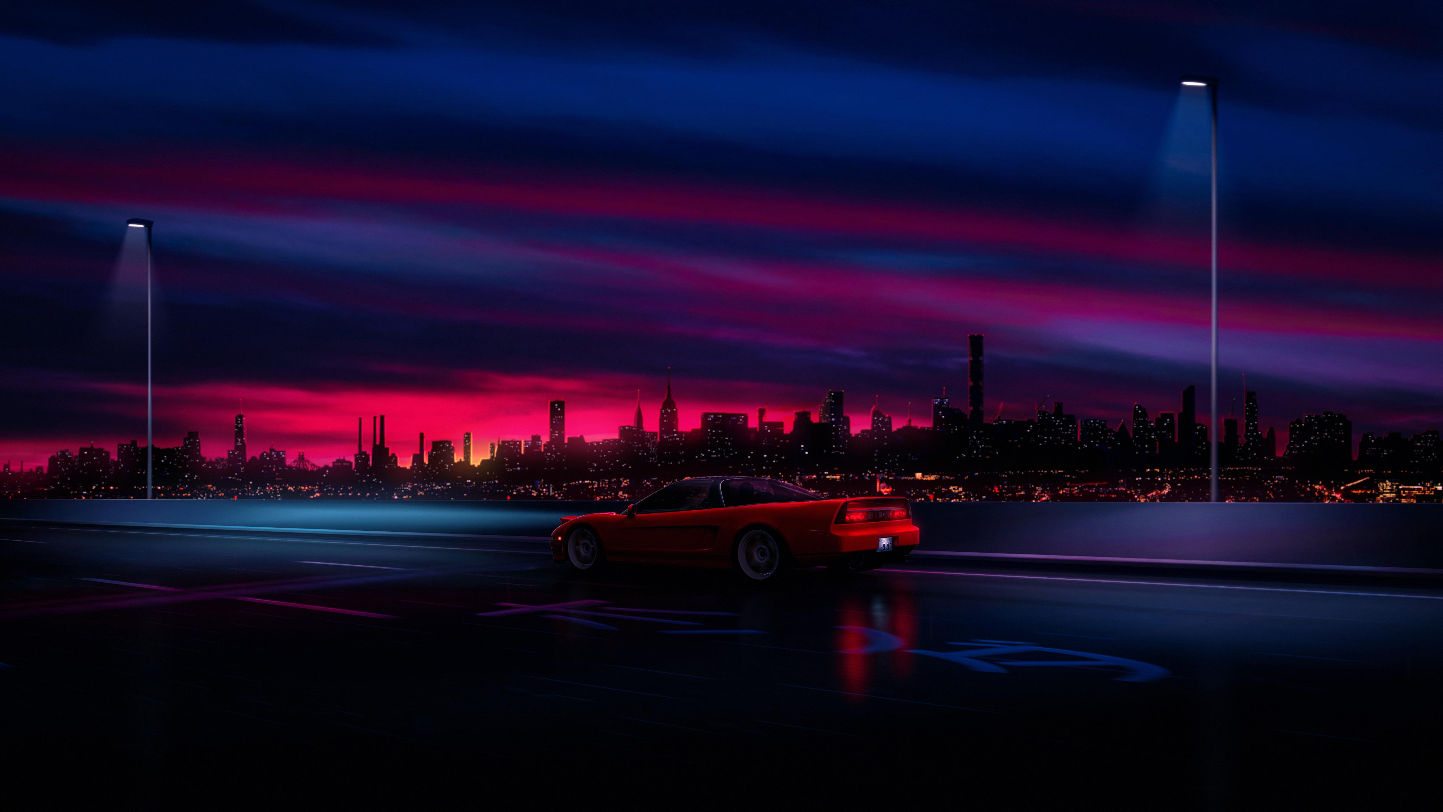 4670x2627 Cool Ps4 Retrowave Wallpaper