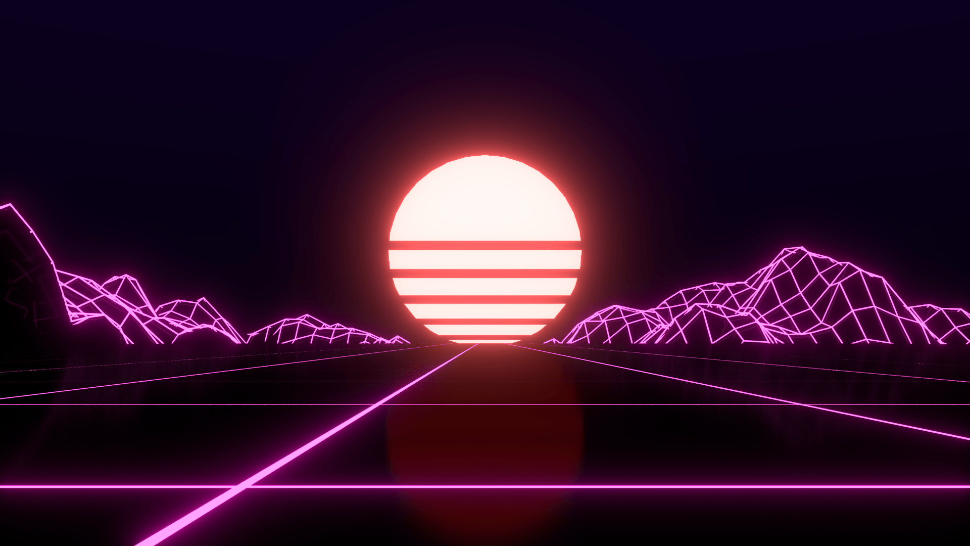 1920x1080 Retrowave 1920x1080 Wallpaper