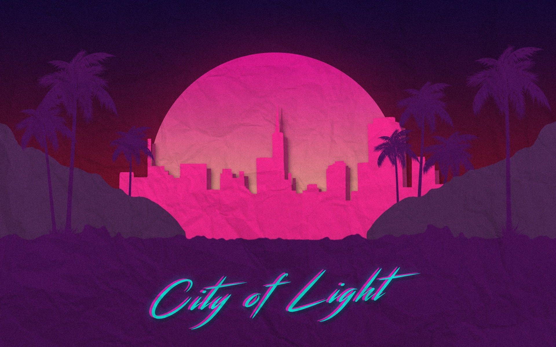 1920x1200 Retrowave, Neon, Typography, Digital art, 1980s, Synthwave, Photohop Wallpaper HD / Desktop and Mobile Background