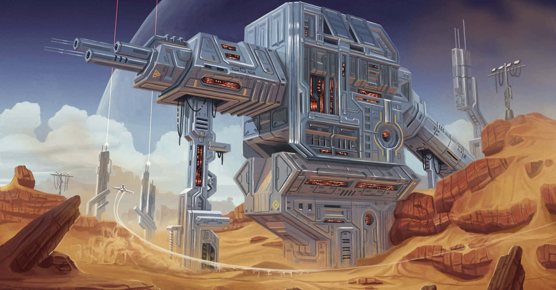 1920x1002 Download Exciting Adventures In Cartoon Sci Fi Universe Wallpaper