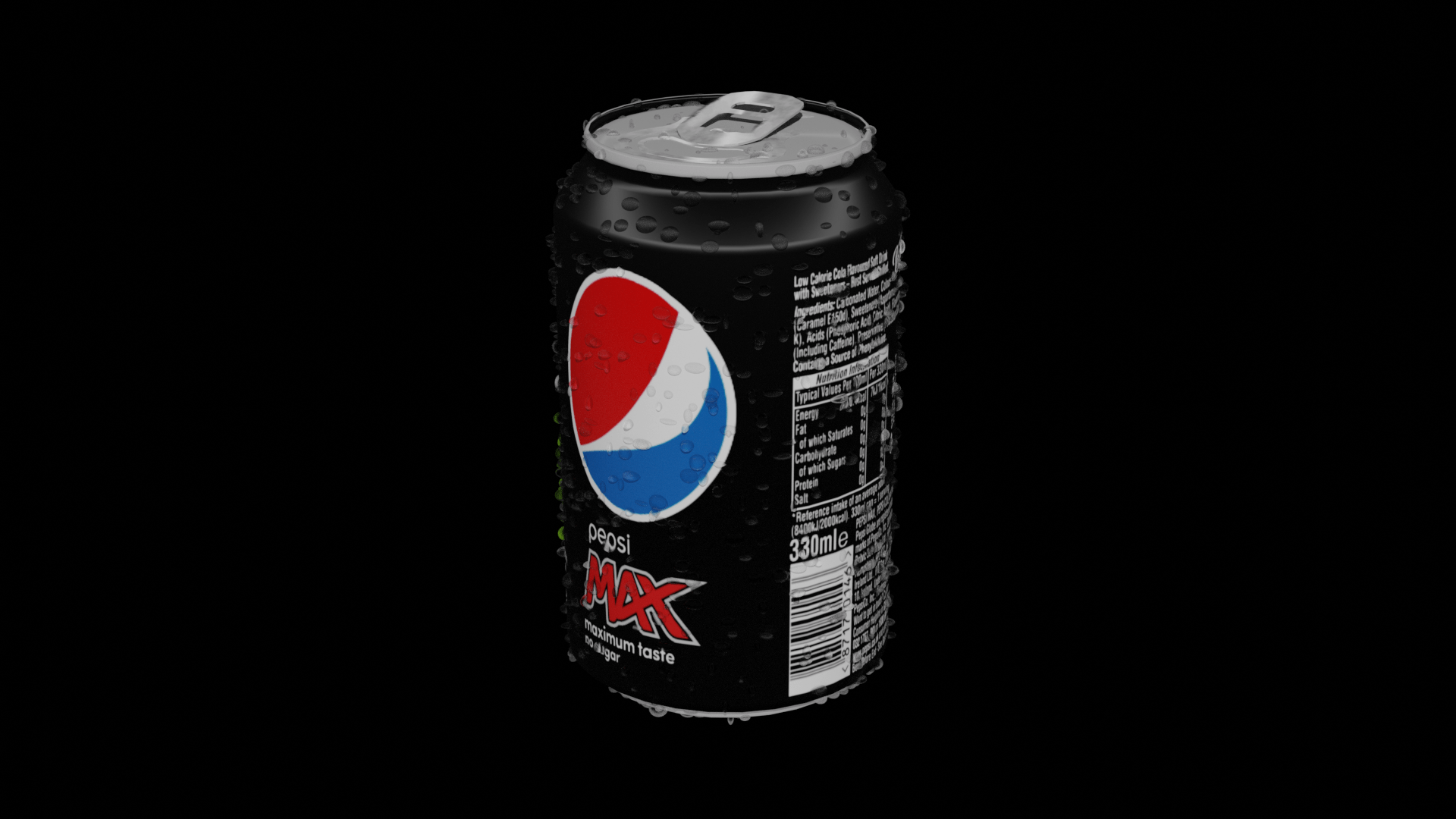 1920x1080 Pepsi max can (feedback greatly appreciated!)