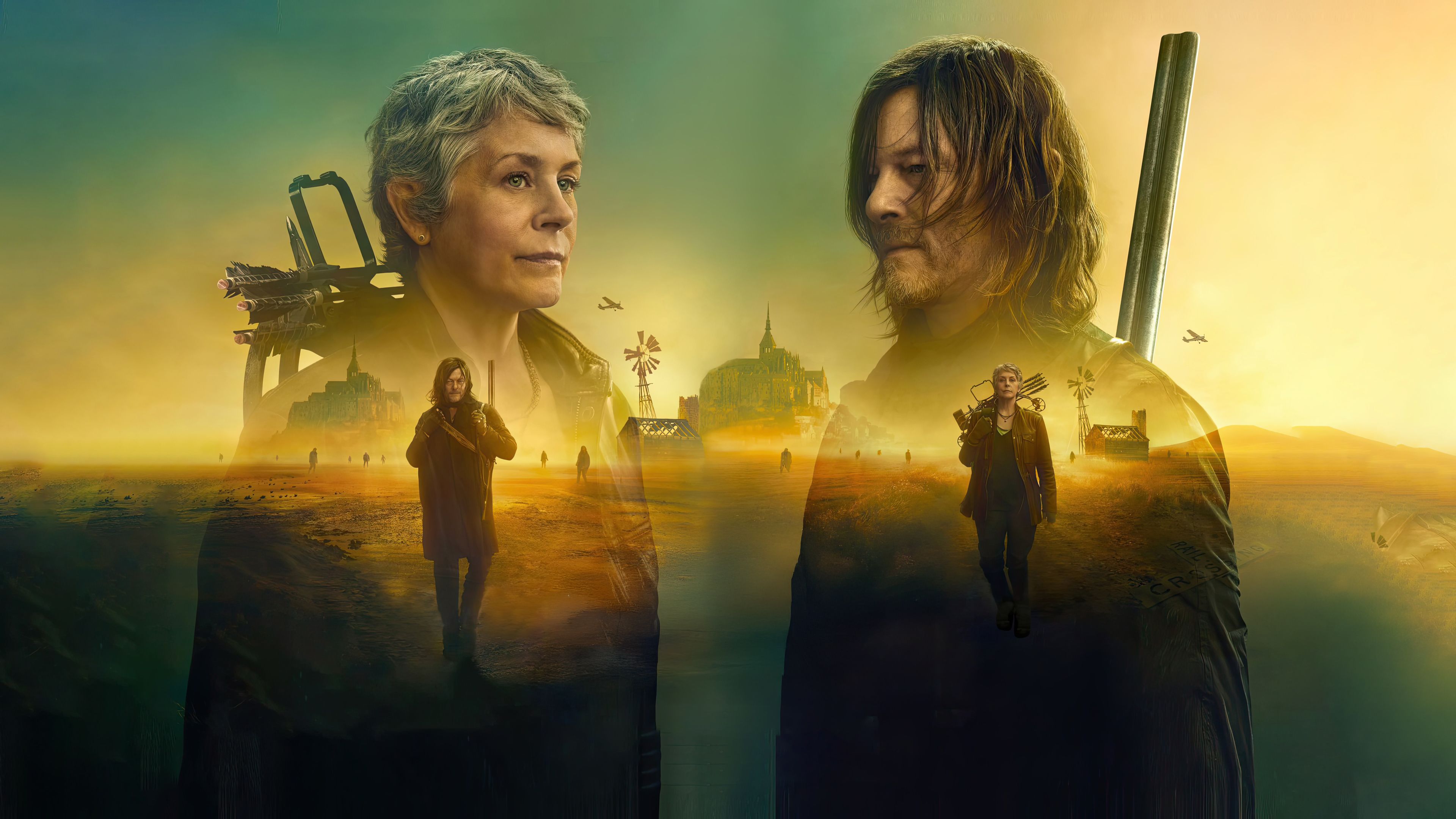 3840x2160 The Walking Dead Daryl Dixon The Book Of Carol Season 2 Wallpaper, HD Tv Shows Wallpaper, 4k Wallpaper, Image, Background, Photos and Picture