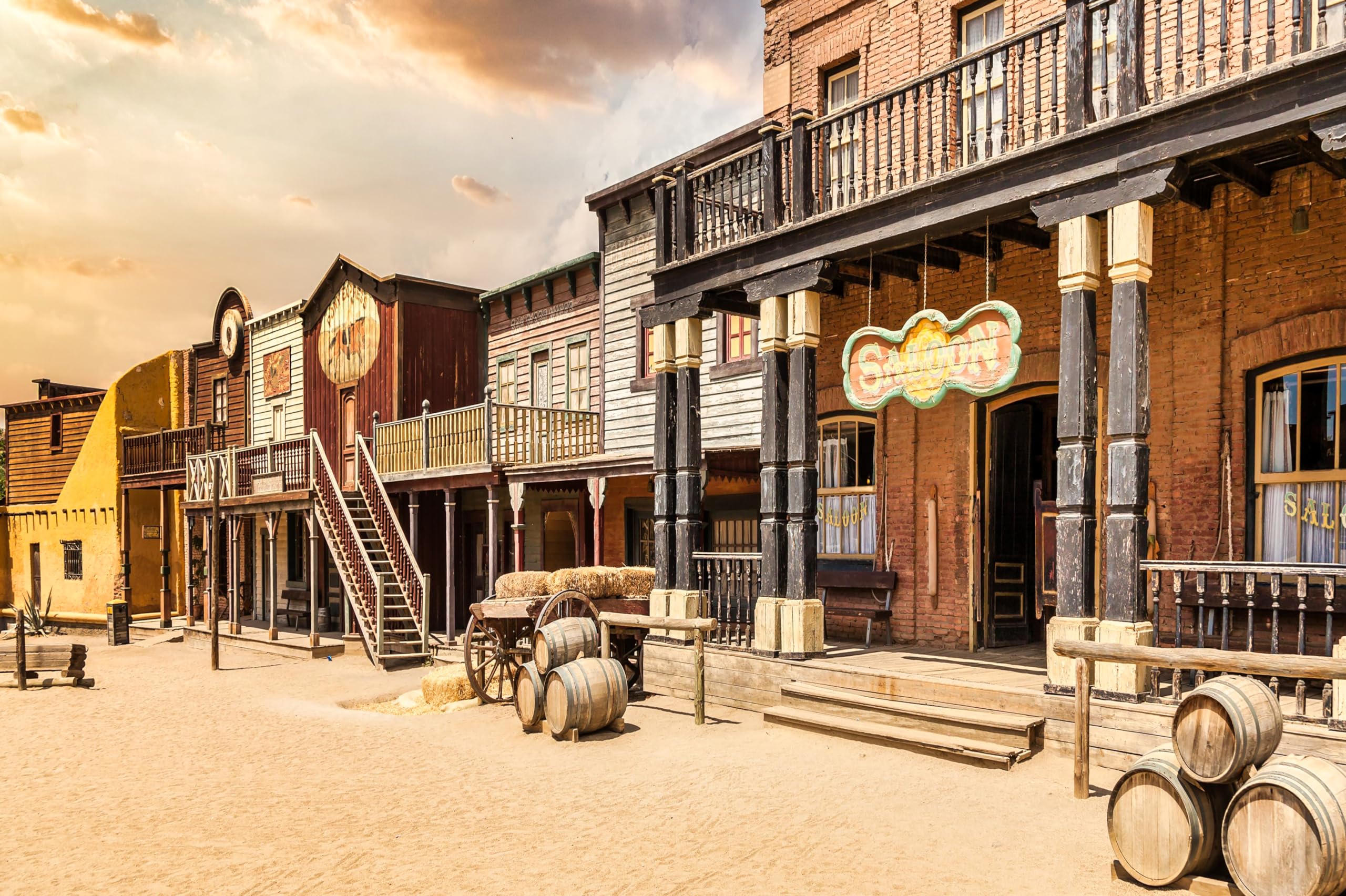 2560x1704 Amazon.com : chnywork 12x8ft Cowboys Western Town Backdrop Vintage Old Country Wooden House Saloon Retro Western Town Background Wild West Boy Man Birthday Party Decorations Portrait Photo Props Wallpaper