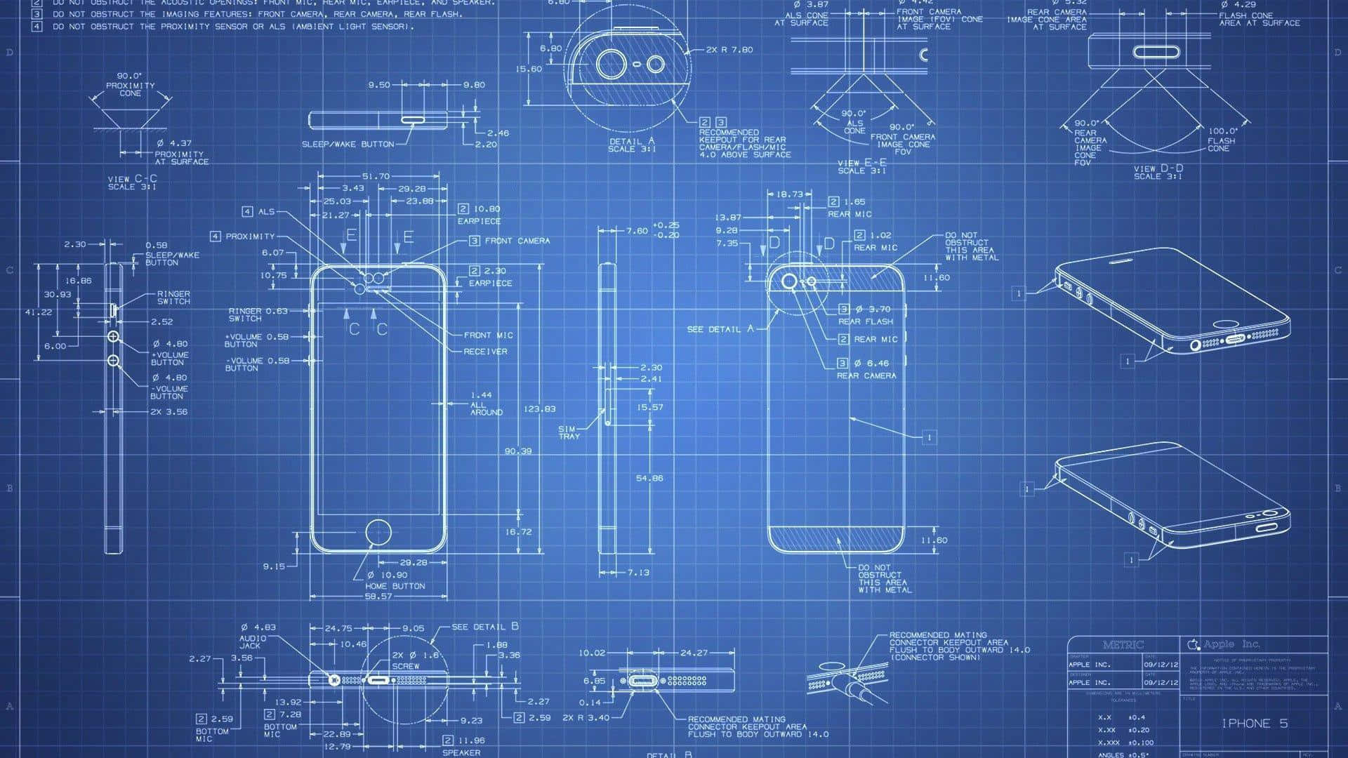 1920x1080 Download Blueprint Background iPhone Design