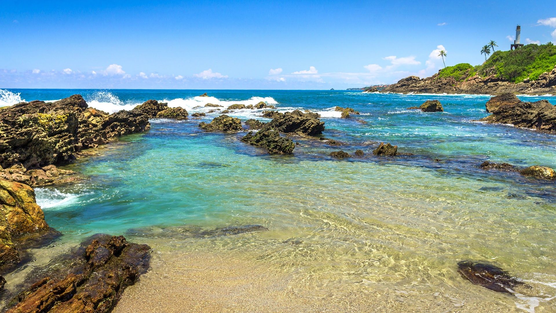 1920x1080 Tropical Mirissa beach in Sri Lanka. Windows Spotlight Image