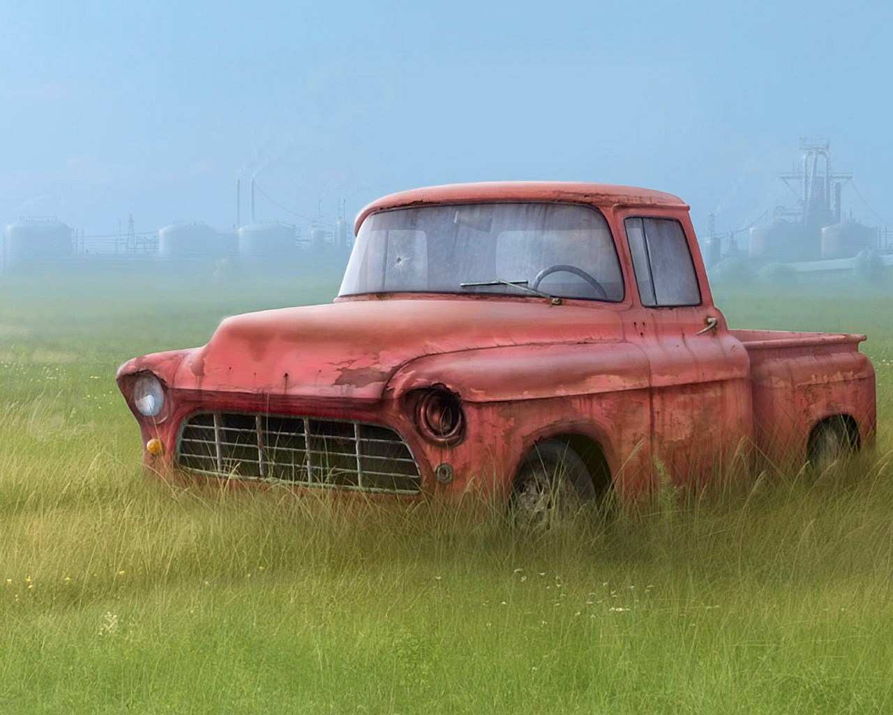 1280x1024 Wallpaper Old Ford Truck F100 Ford Old Truck Re Old Car
