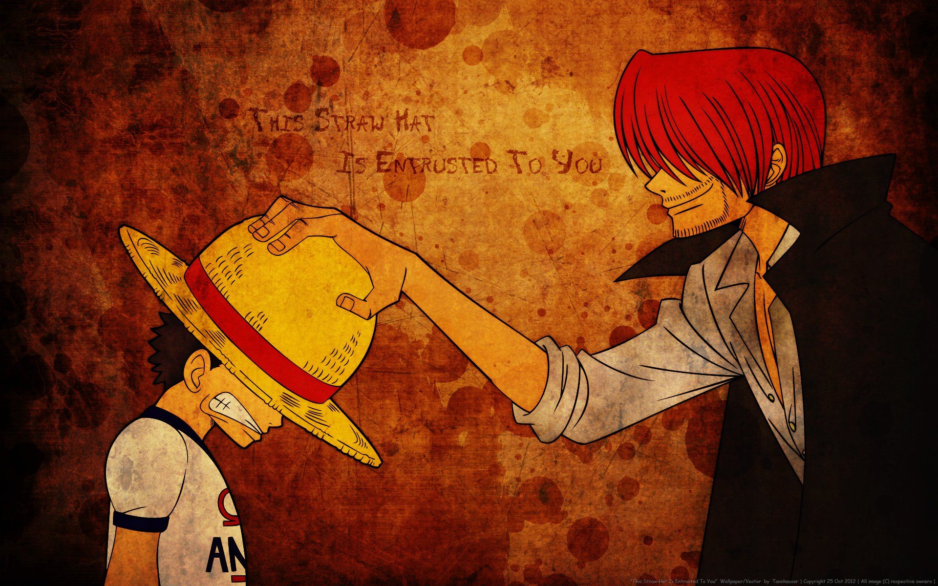 1920x1200 One Piece Shanks and Luffy HD Wallpaper