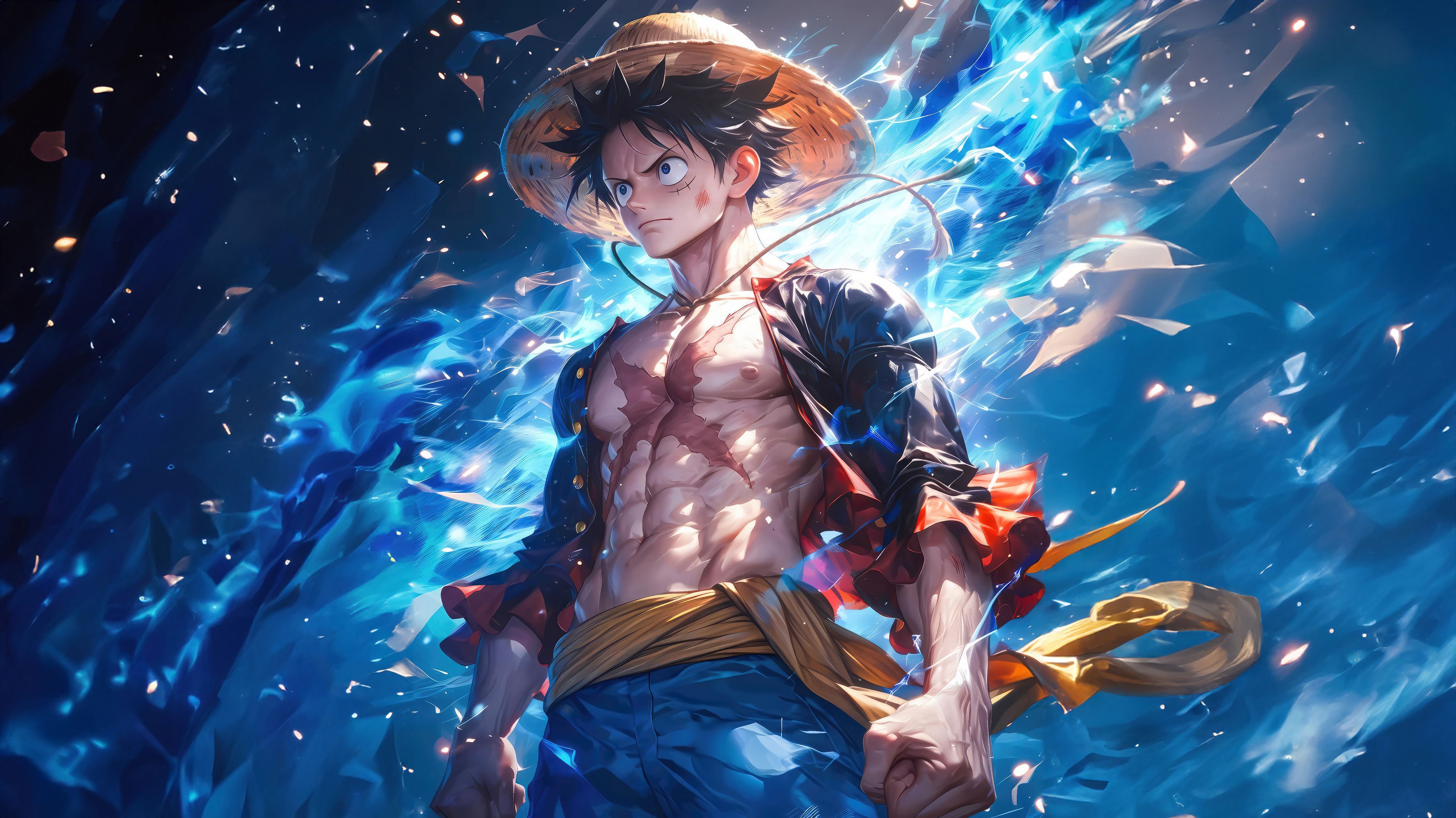 3840x2160 Monkey D. Luffy in Stunning 4K Ultra HD Wallpaperx2160