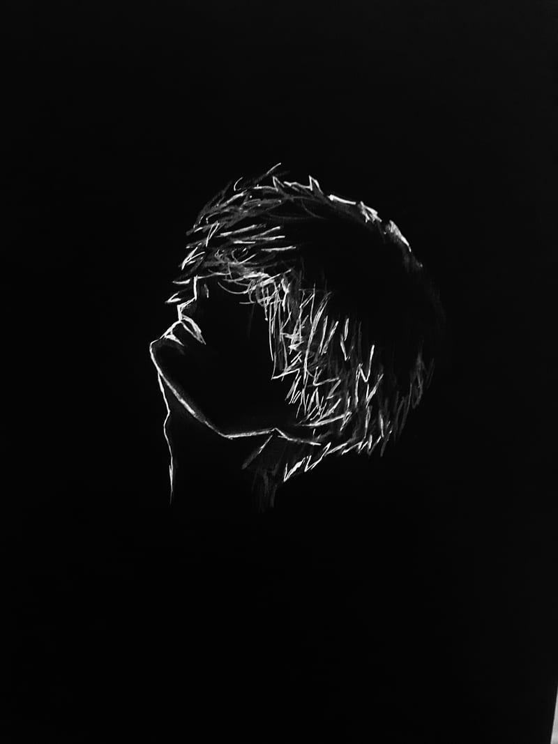 800x1067 Black and white, anime, animeart, art, blackandwhite, ghoul, kaneki, tokyo, tokyoghoul, HD phone wallpaper
