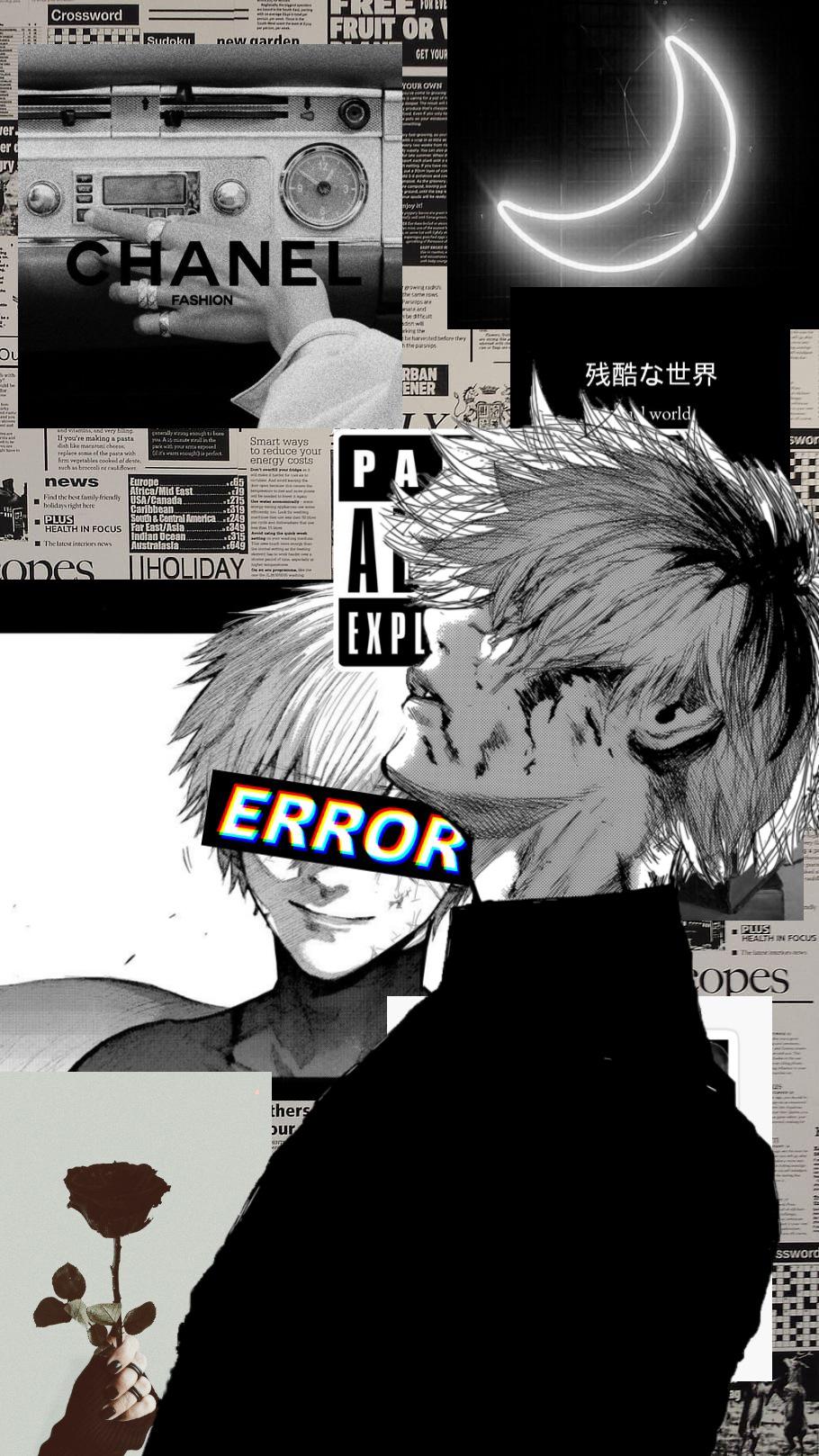 910x1618 A wallpaper I made of kaneki!