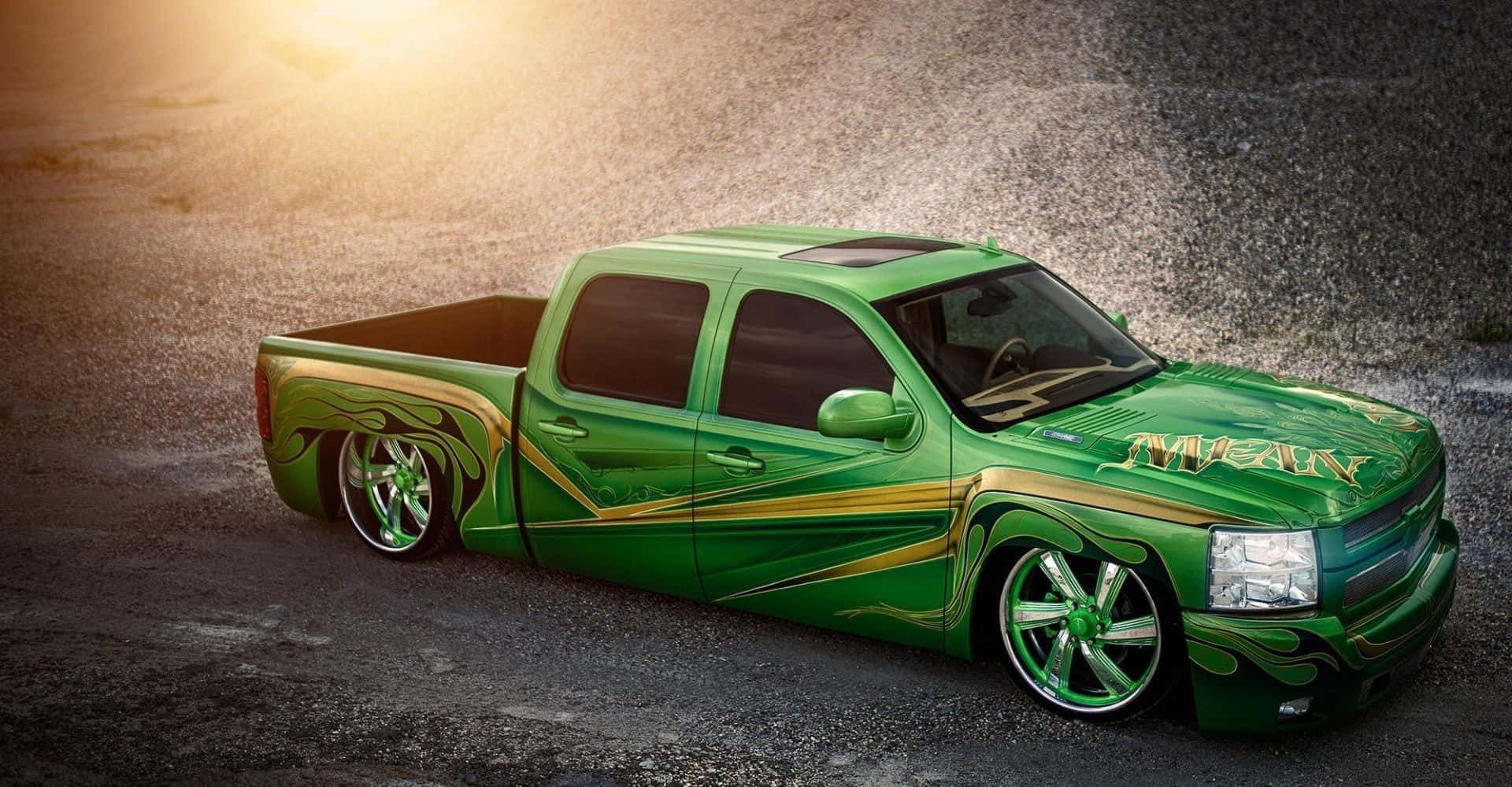 1920x1000 Download Lowrider Truck Wallpaper