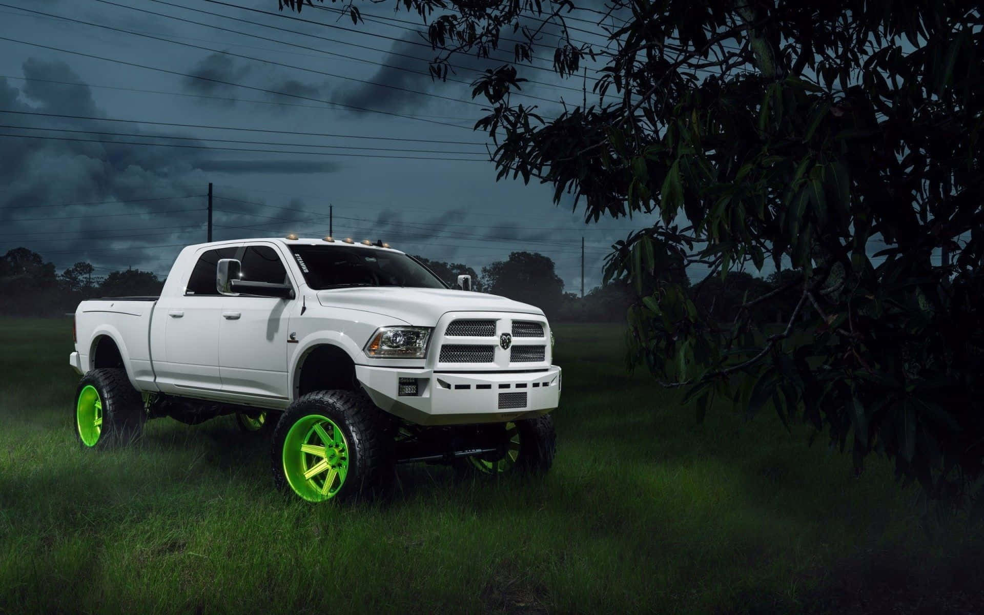 1920x1200 Jacked Up Trucks Wallpaper